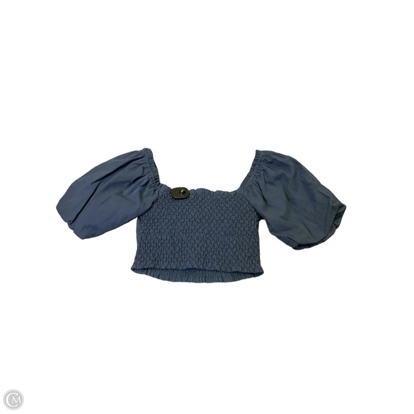 Top Short Sleeve By Clothes Mentor In Navy, Size: S