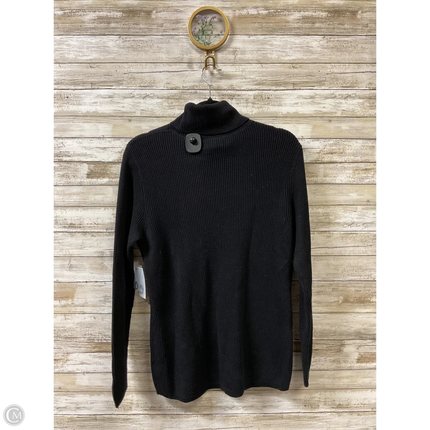 Sweater By Croft And Barrow In Black, Size: M