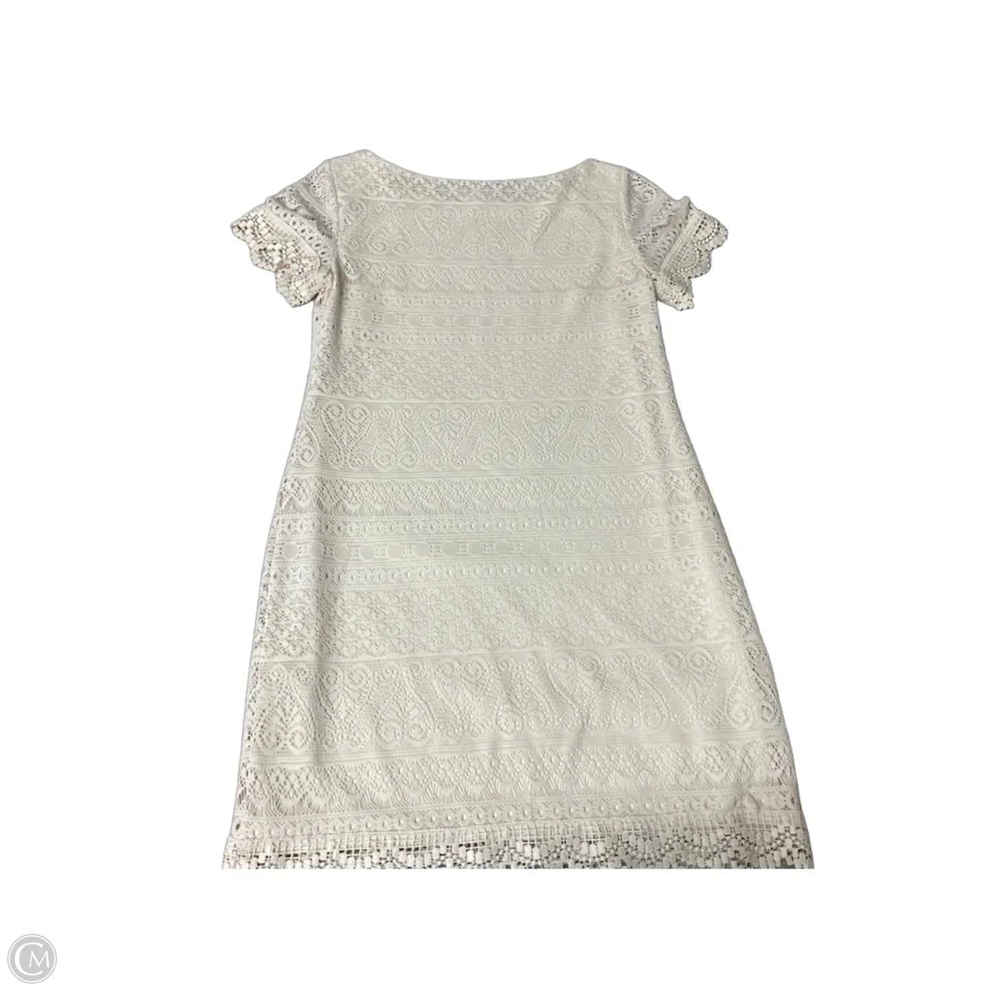 Dress Casual Short By London Style In Cream, Size: 4p