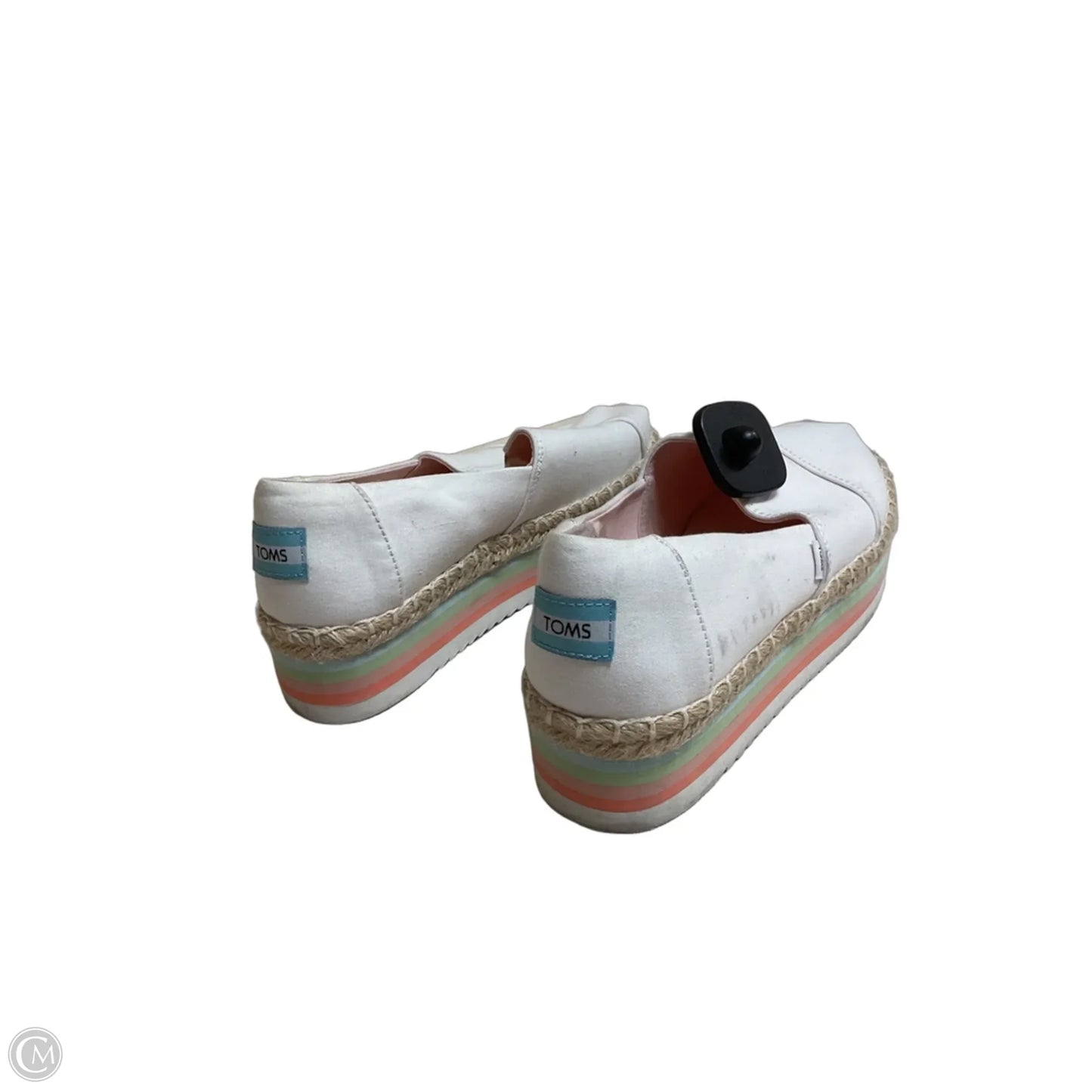 Shoes Flats By Toms In White, Size: 8