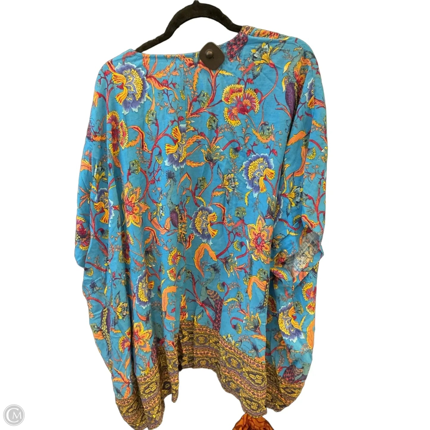 Kimono By Jm Collections In Floral Print, Size: Xl