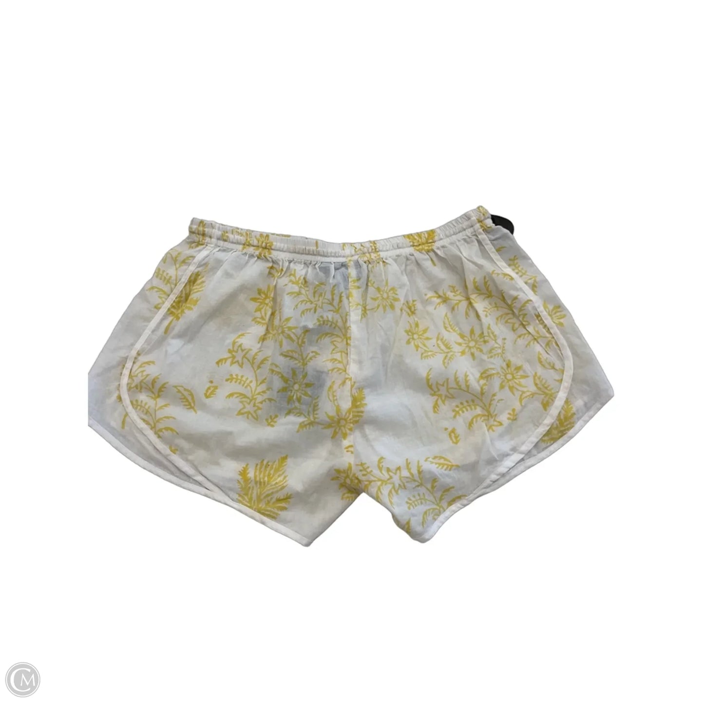 Shorts By Cmc In White & Yellow, Size: Xs