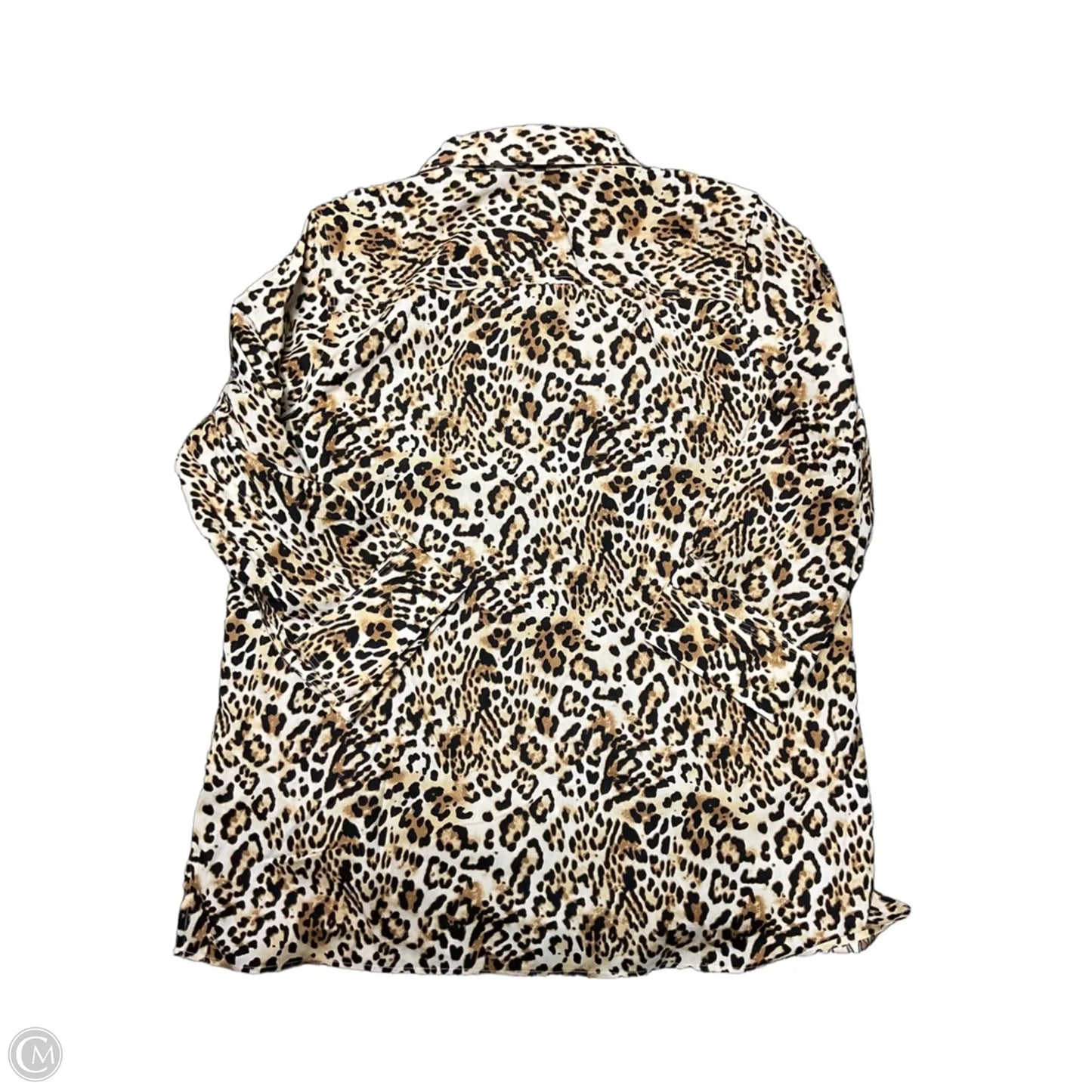 Top Long Sleeve By Chicos In Animal Print, Size: Xl