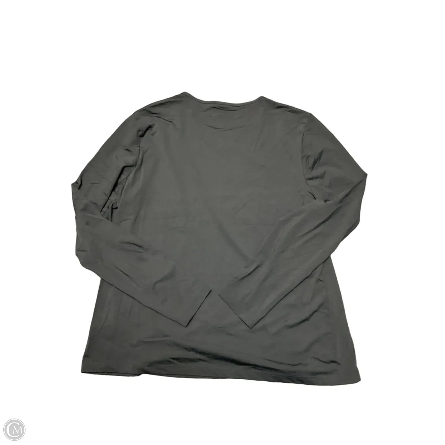 Top Long Sleeve Basic By Lands End In Black, Size: L