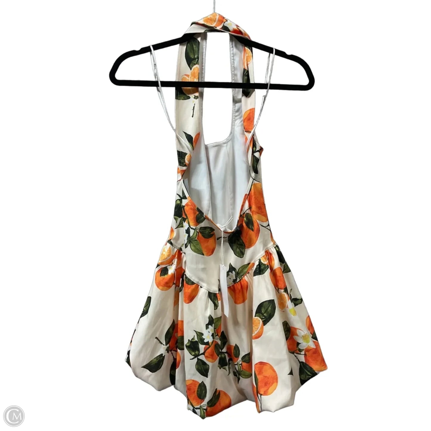 Dress Party Short By Zara In Orange & Tan, Size: S