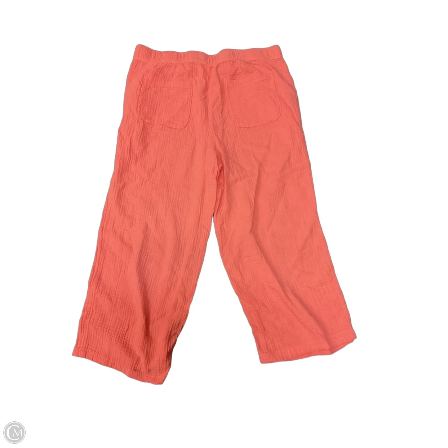 Pants Linen By Talbots In Coral, Size: Xl