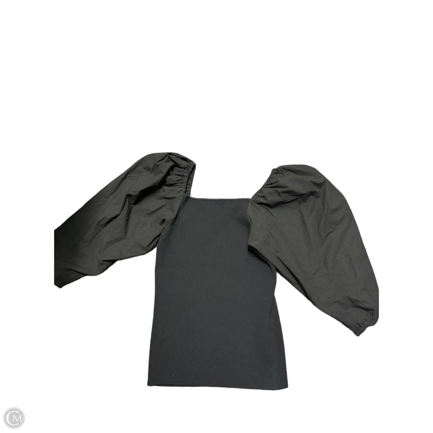Top 3/4 Sleeve Designer By Tanya Taylor In Black, Size: M