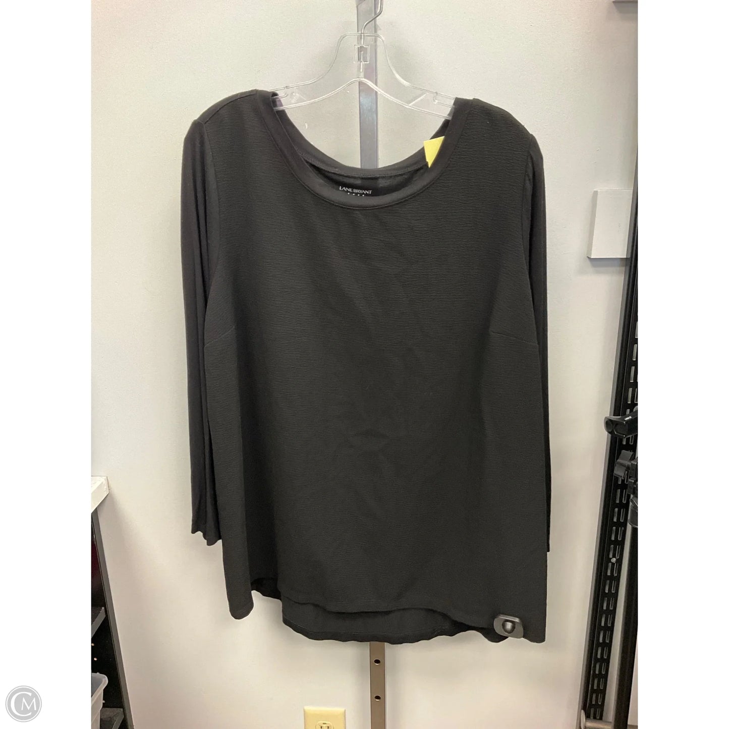 Top Long Sleeve By Lane Bryant In Black, Size: 14
