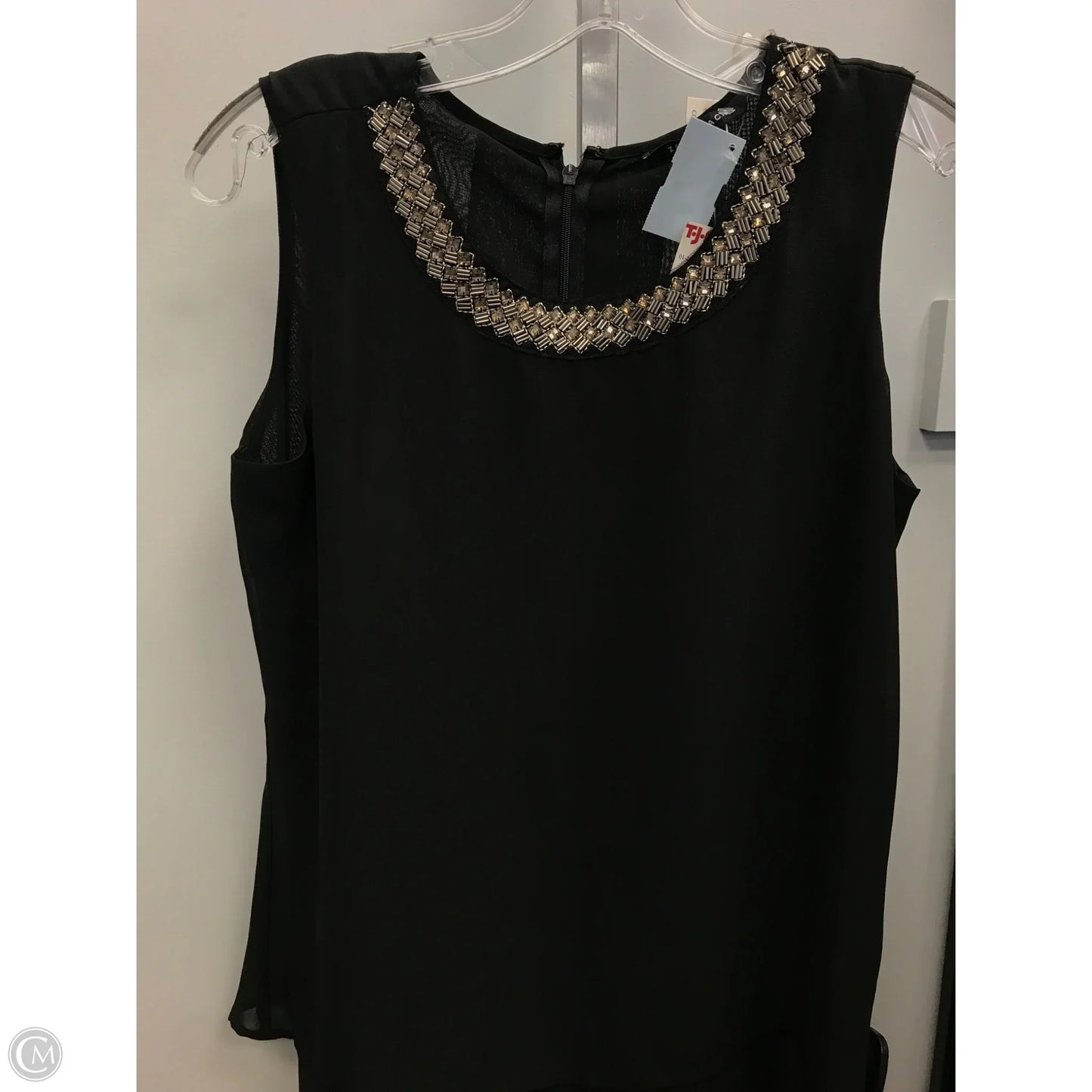 Top Sleeveless By Zac And Rachel In Black, Size: M