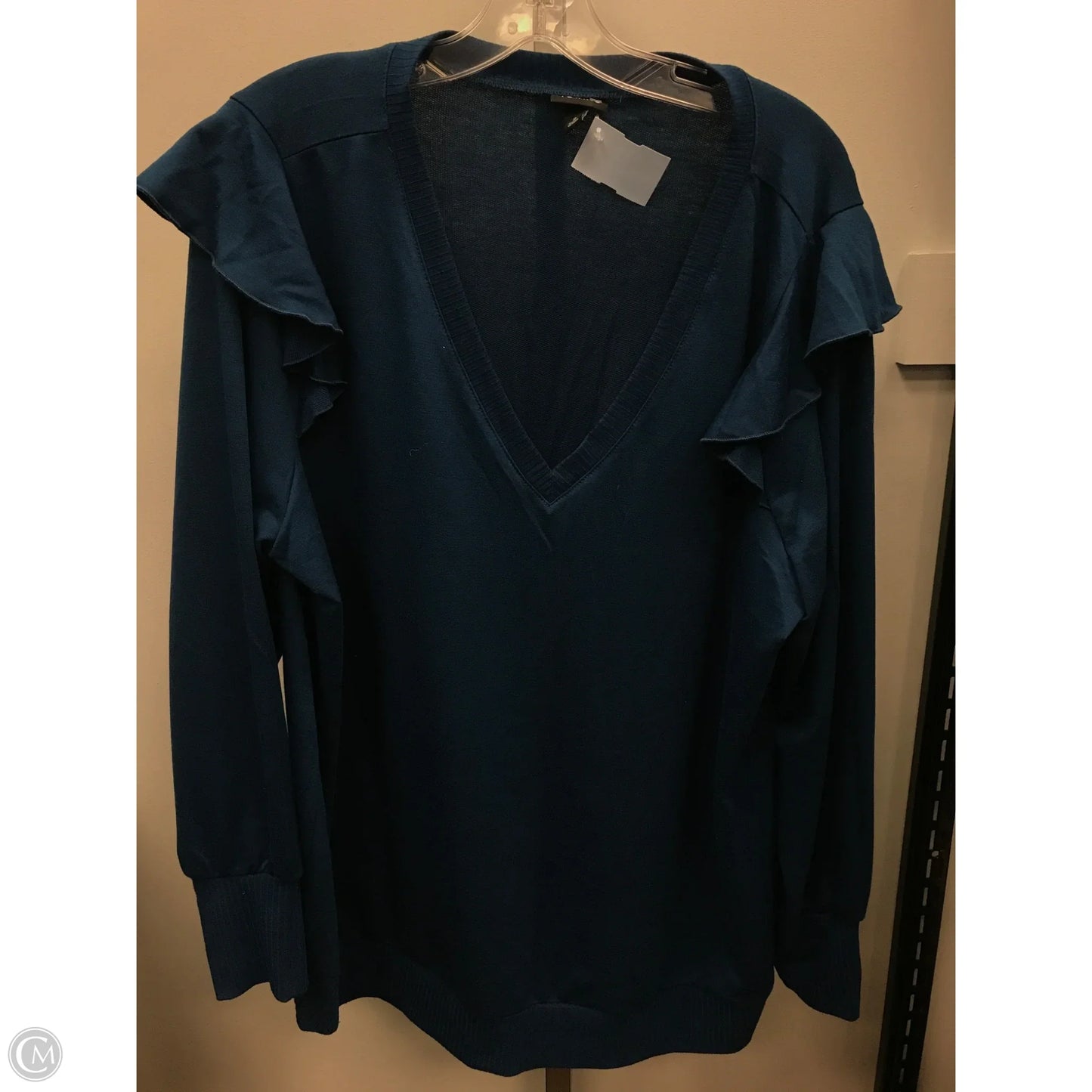 Top Long Sleeve By Torrid In Blue, Size: 2x