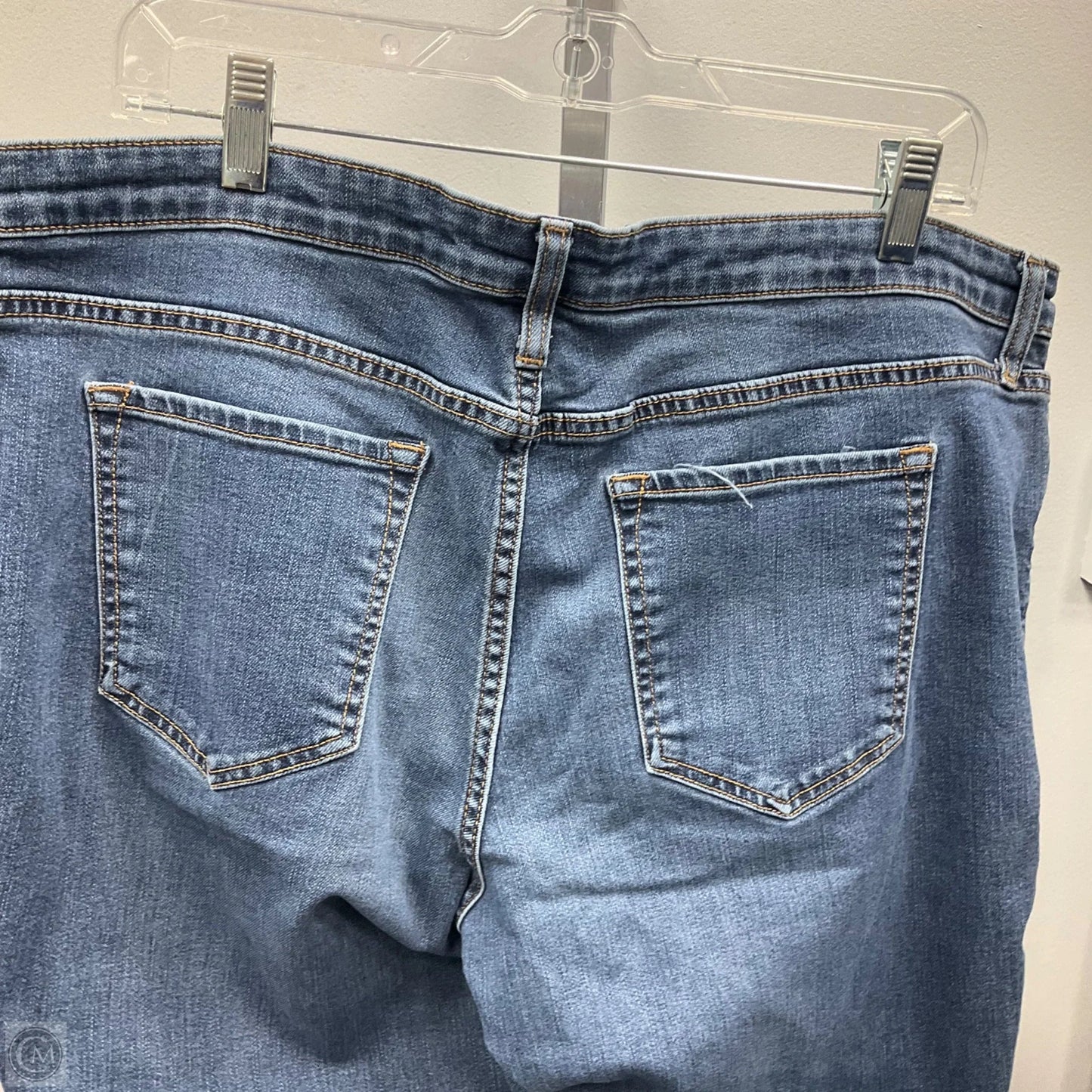 Jeans Boot Cut By Gap In Blue Denim, Size: 18