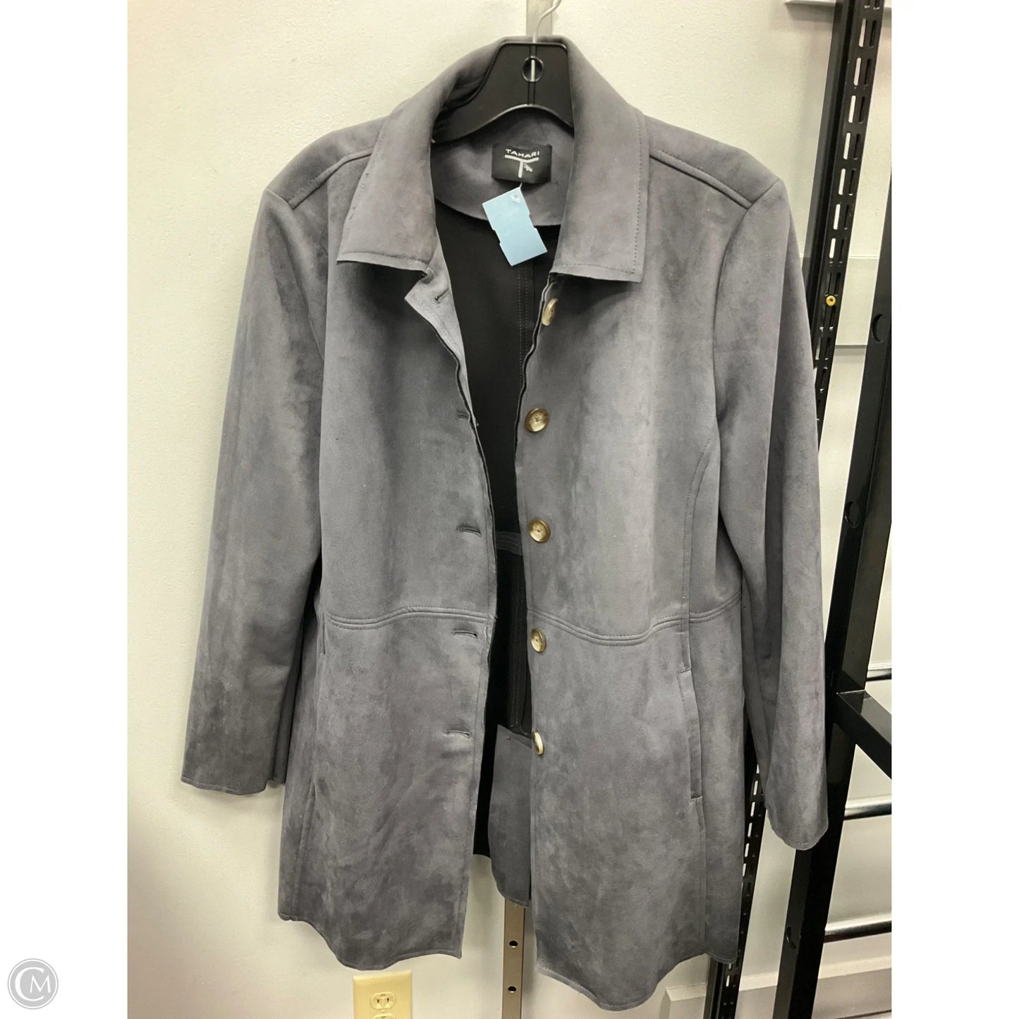 Jacket Other By Tahari In Grey, Size: L