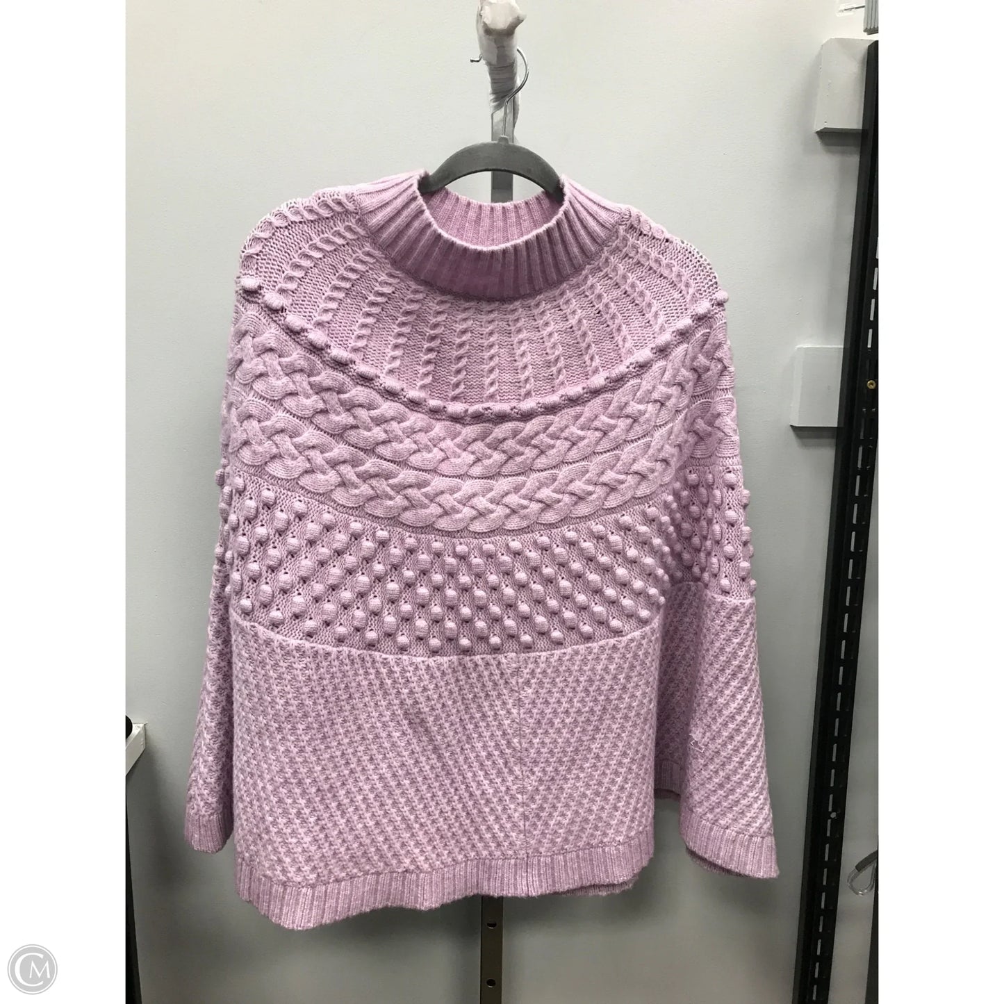 Poncho By Talbots In Purple, Size: M