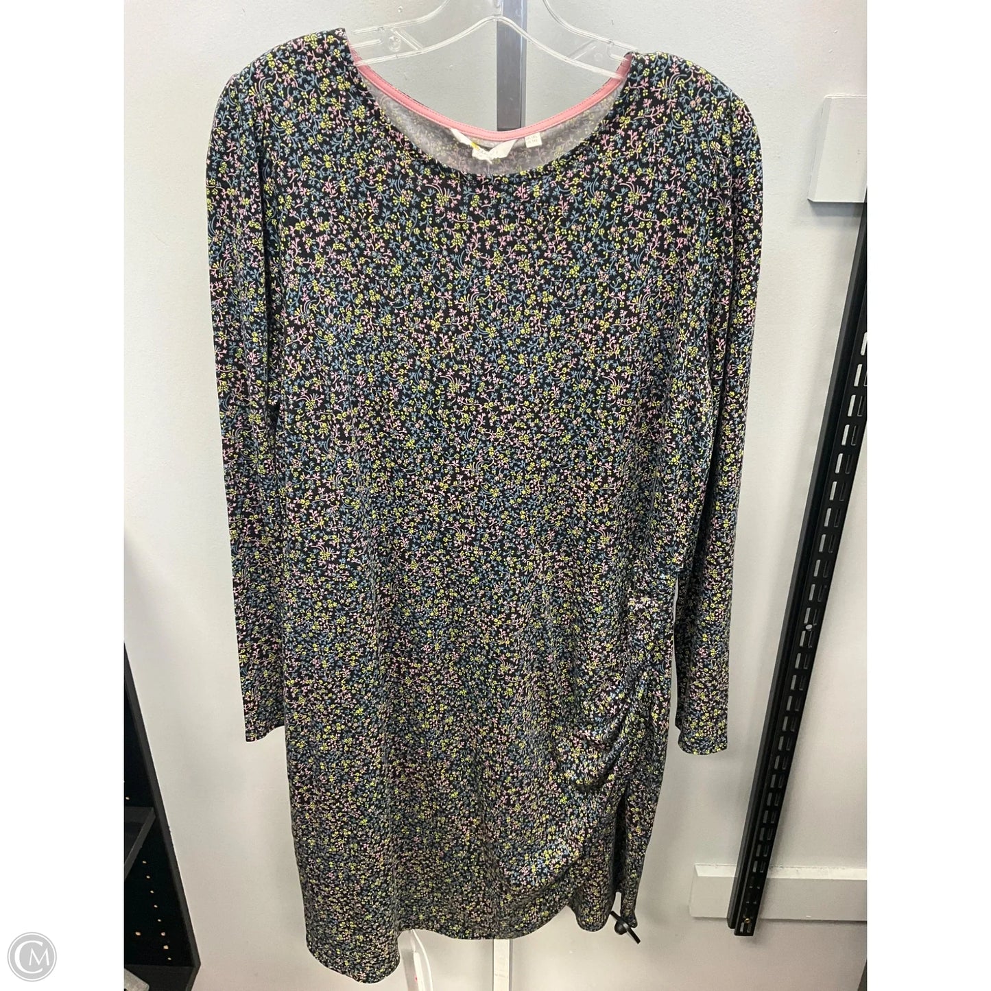 Dress Casual Midi By Boden In Floral Print, Size: 14
