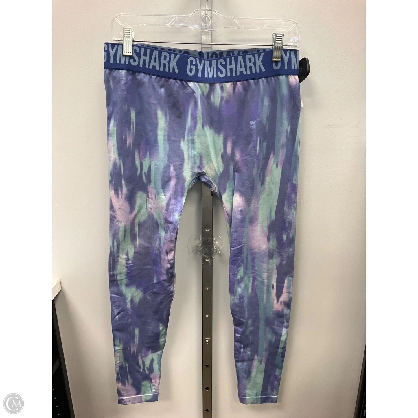 Athletic Leggings By Gym Shark In Blue, Size: L