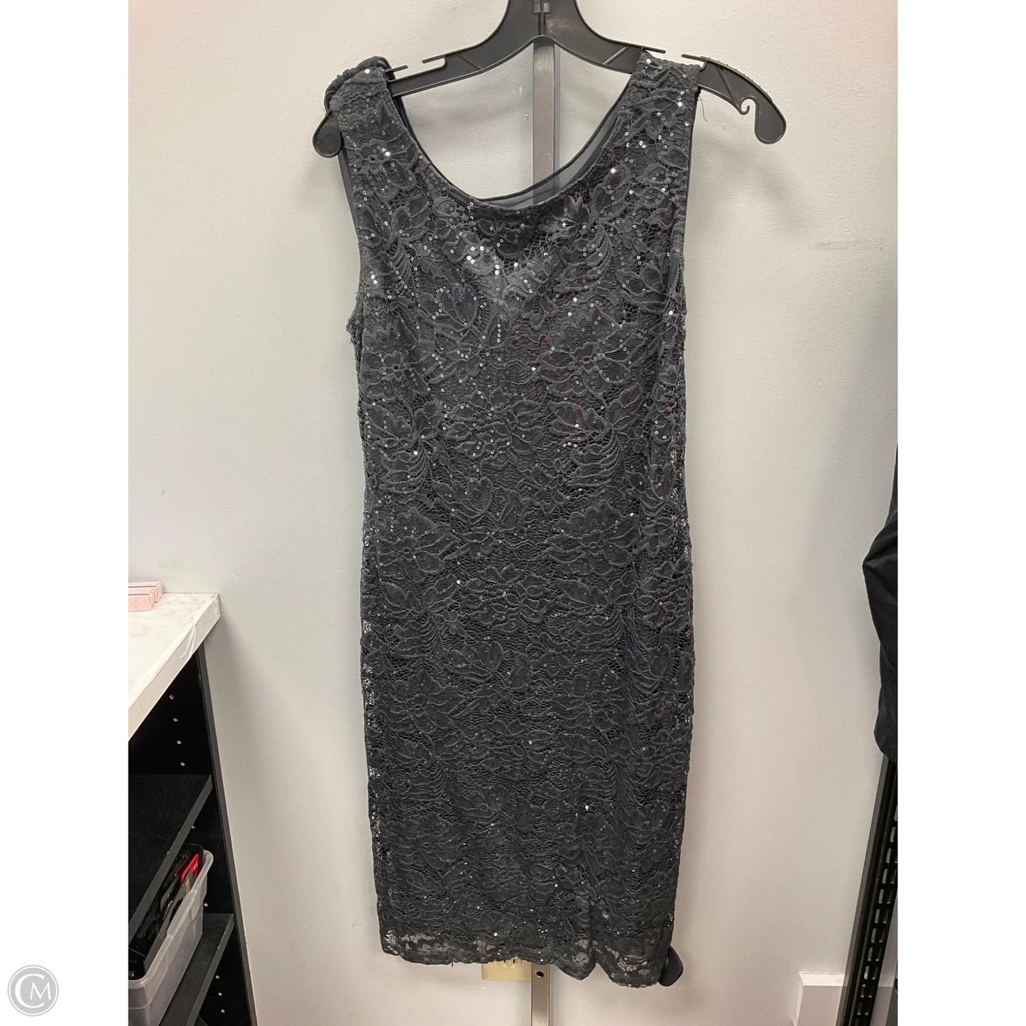 Dress Party Midi By Onyx In Grey, Size: 8
