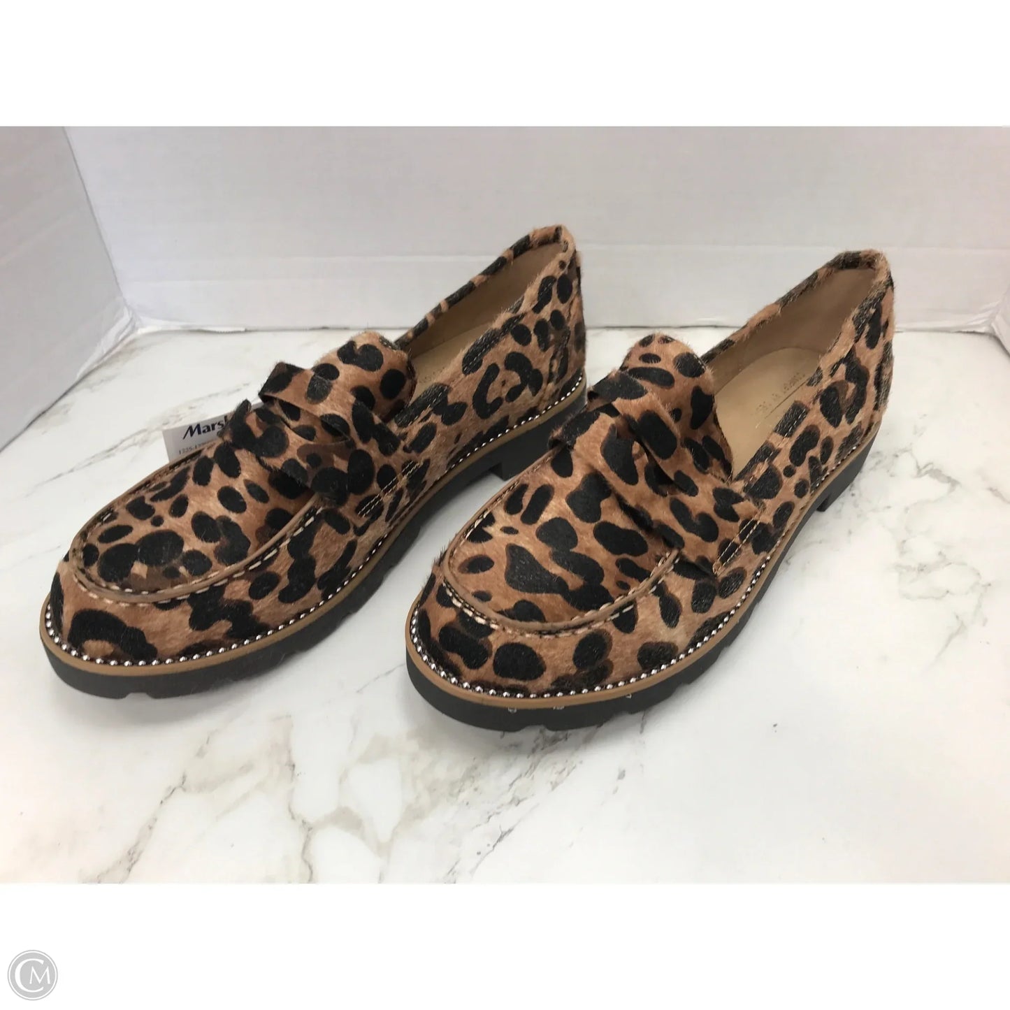 Shoes Flats By Clothes Mentor In Animal Print, Size: 7.5