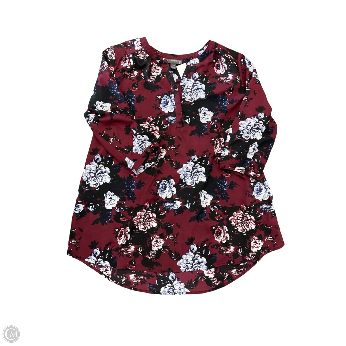 Maternity Top Long Sleeve By A Pea In The Pod, Size: L