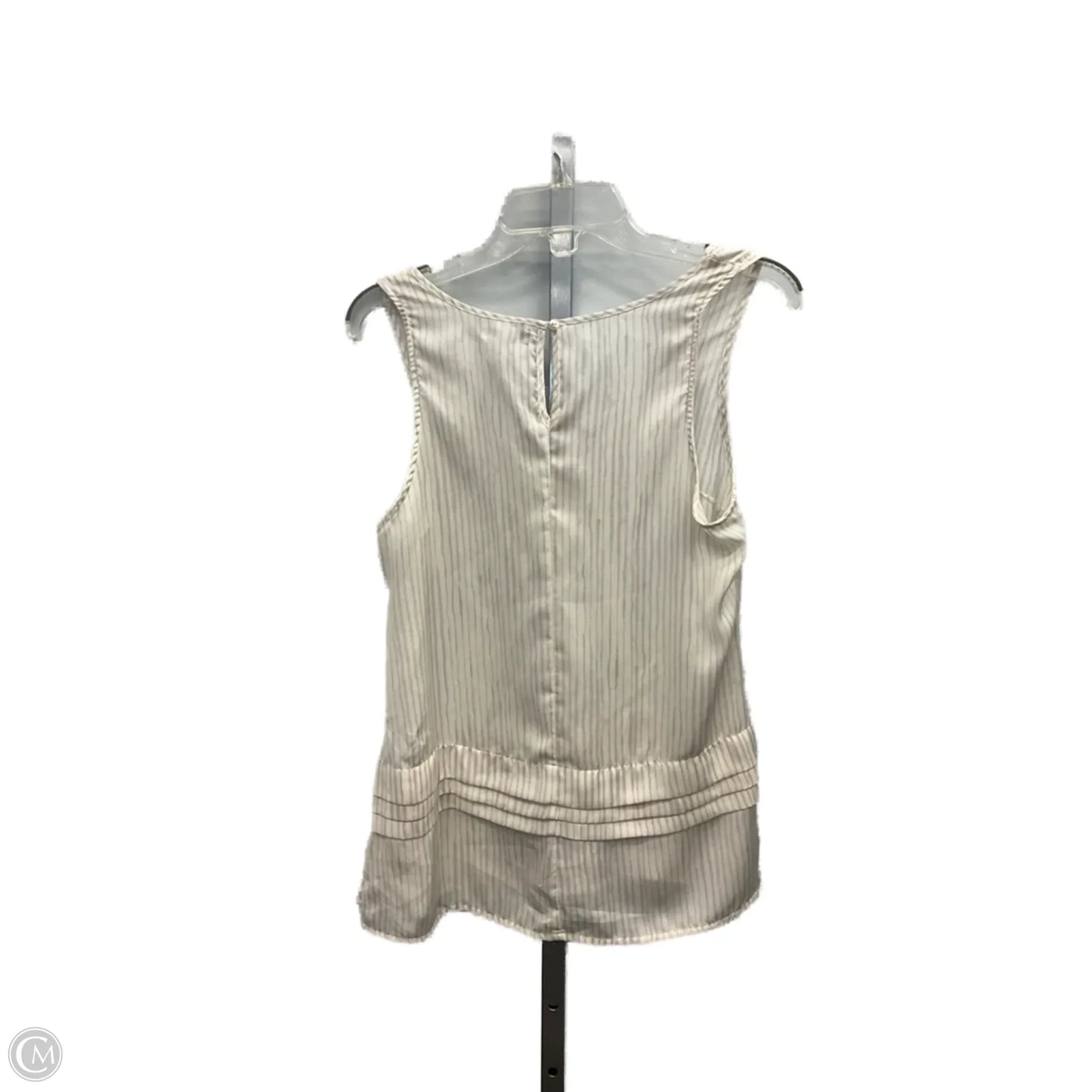 Top Sleeveless By Gap In Cream, Size: S