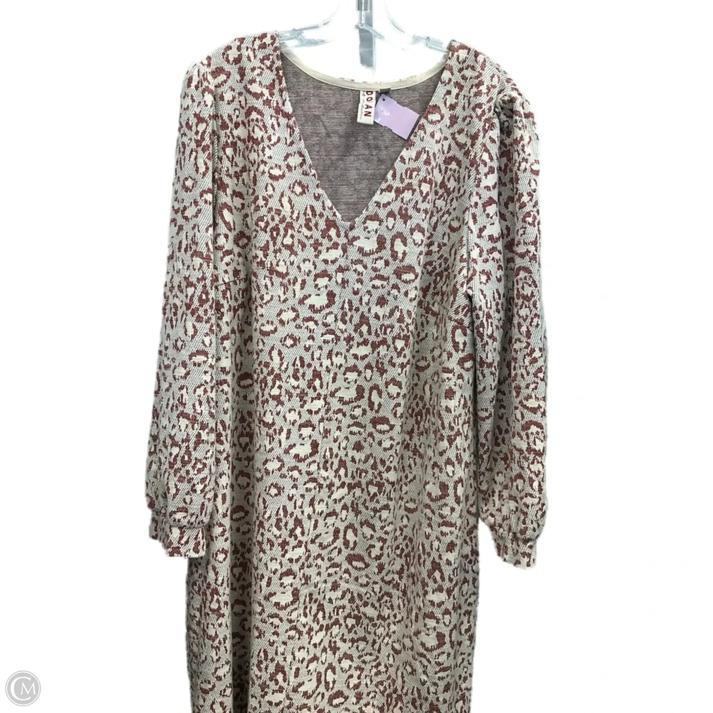 Dress Casual Short By Dolan Left Coast In Animal Print, Size: 2x