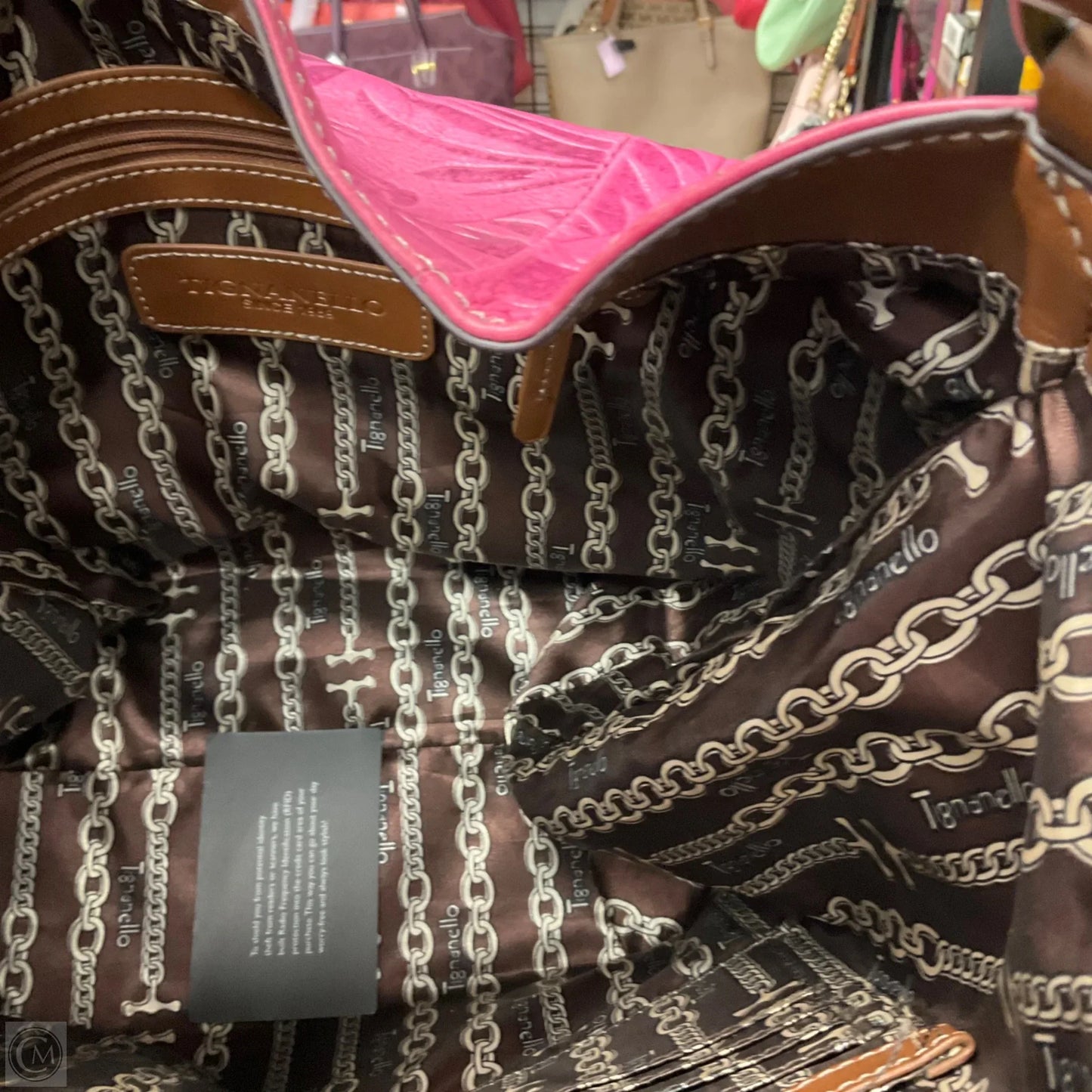 Handbag Leather By Tignanello Purses, Size: Large