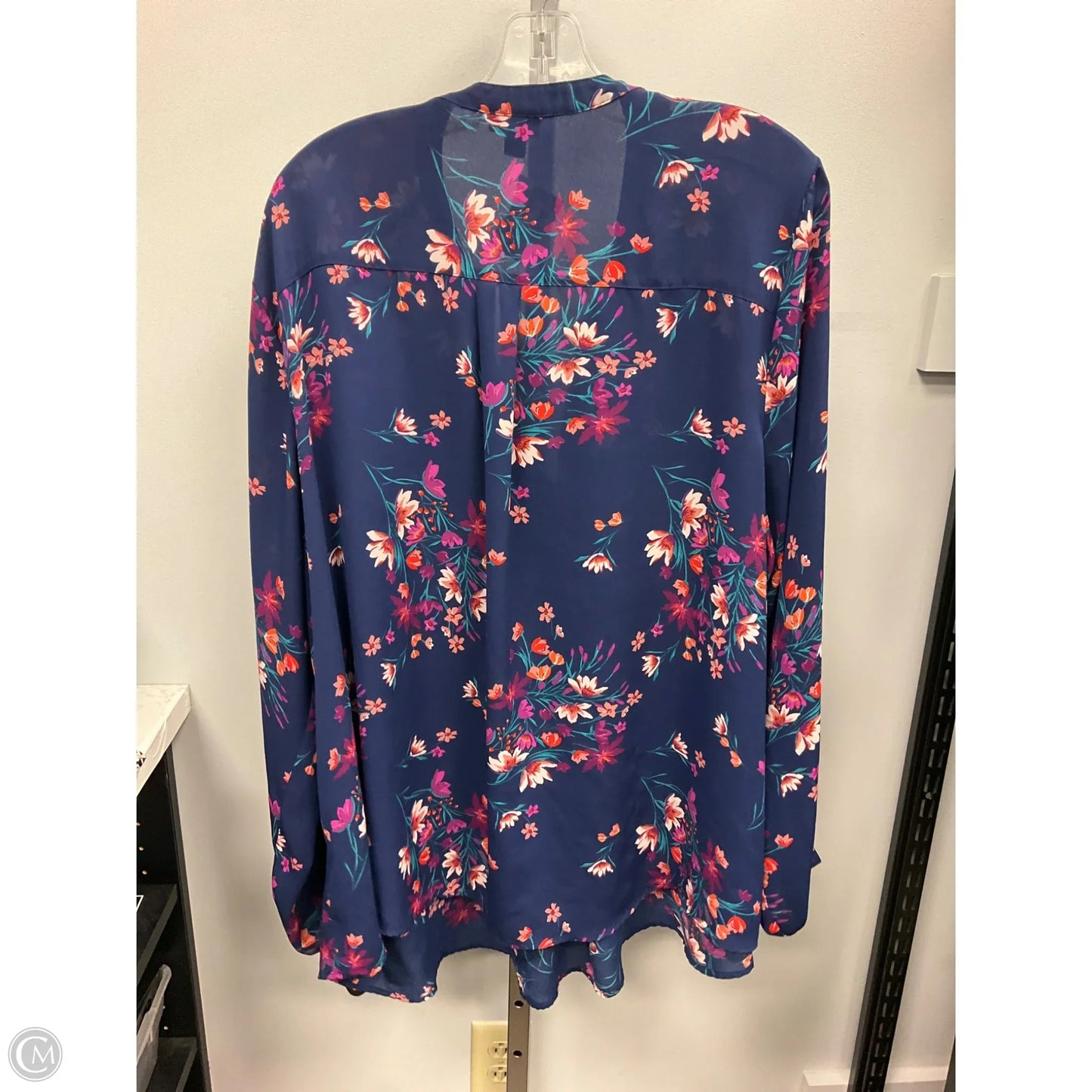 Top Long Sleeve By Torrid In Floral Print, Size: 3x