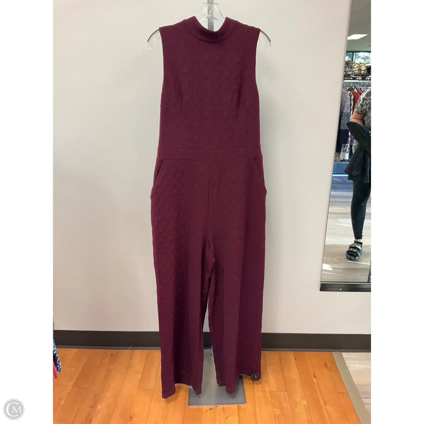 Jumpsuit By Eva Franco In Maroon, Size: L