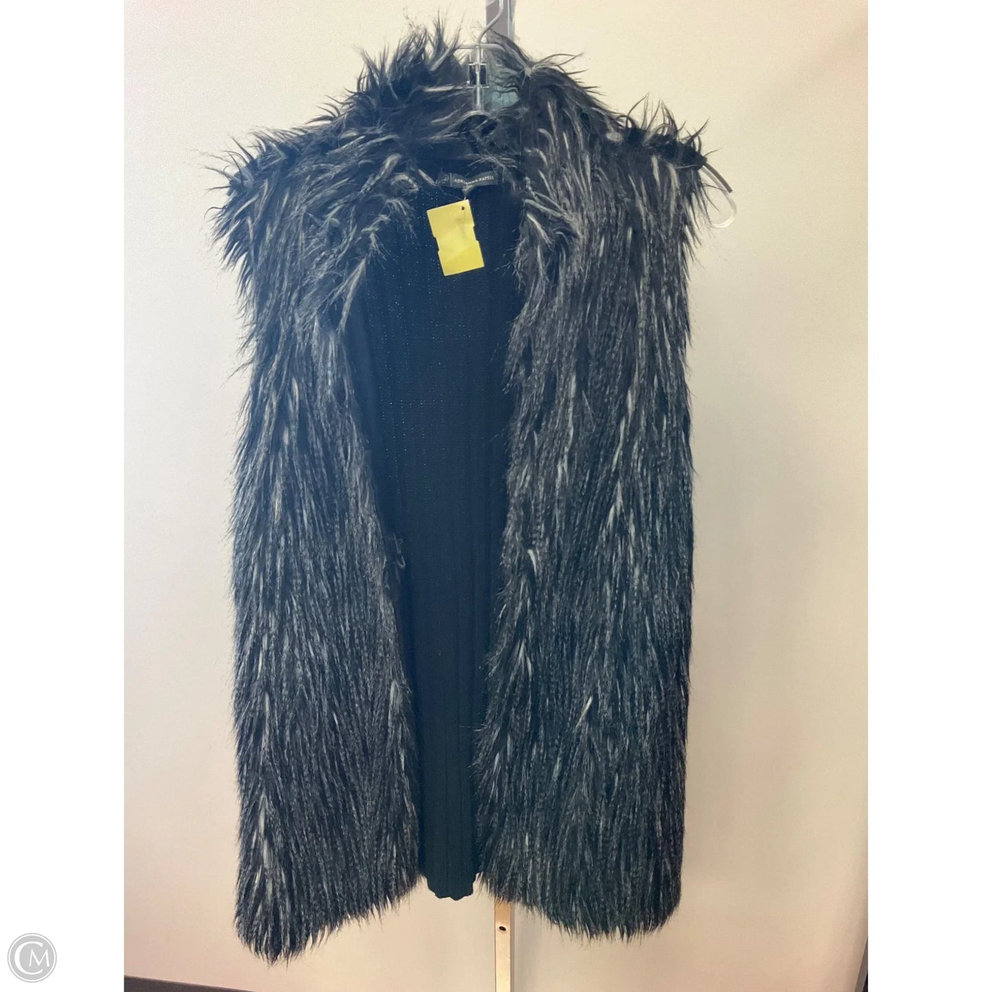 Vest Sweater By Adrianna Papell In Black, Size: M