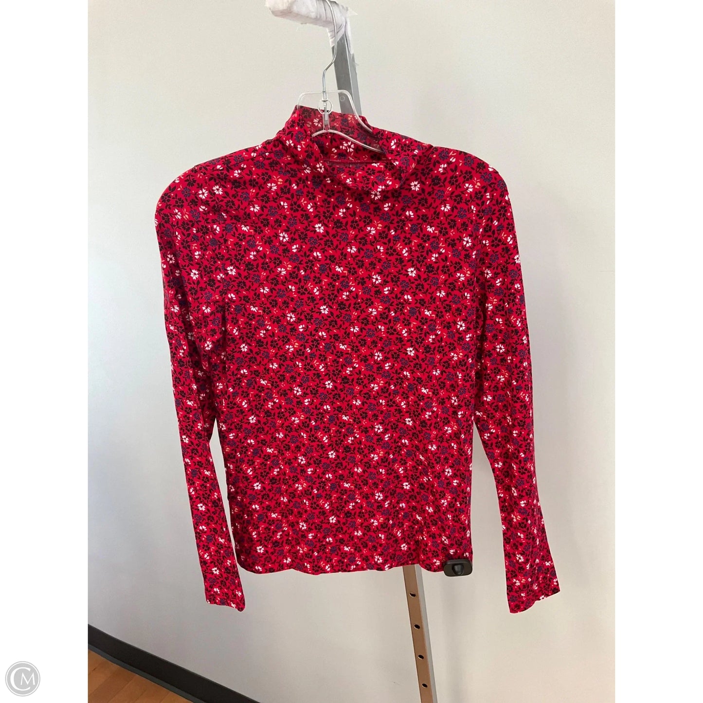 Top Long Sleeve By Loft In Red, Size: S