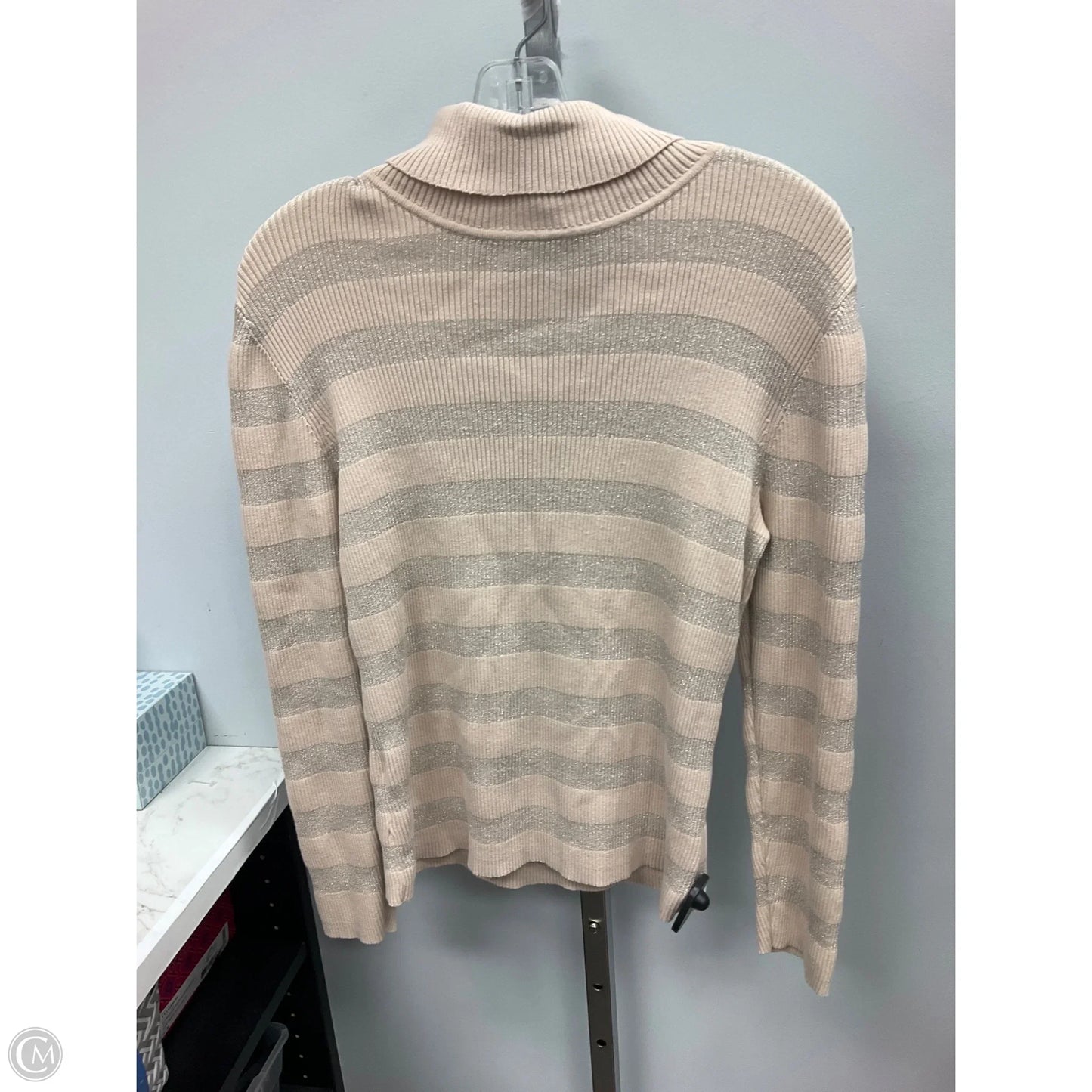 Sweater By Mercer Street In Beige, Size: Lp