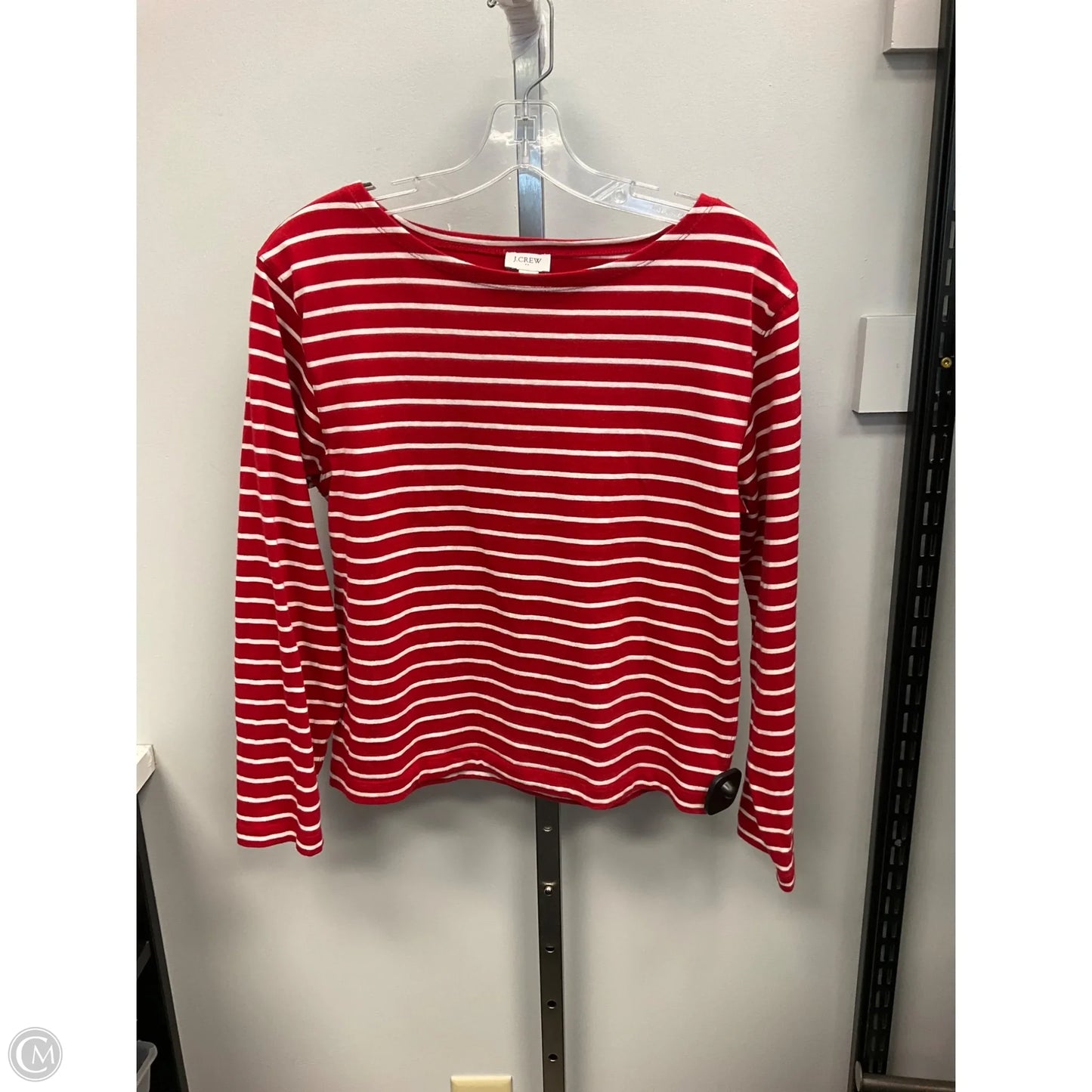 Top Long Sleeve By J. Crew In Striped Pattern, Size: Xs