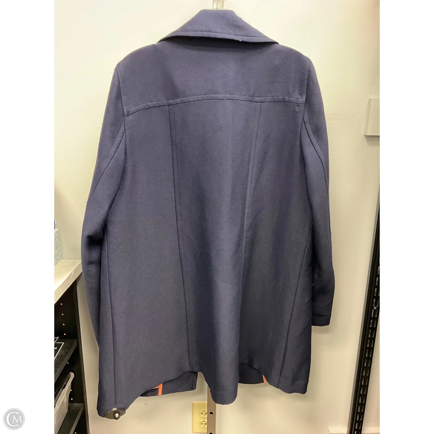 Coat Other By Anthropologie In Navy, Size: L