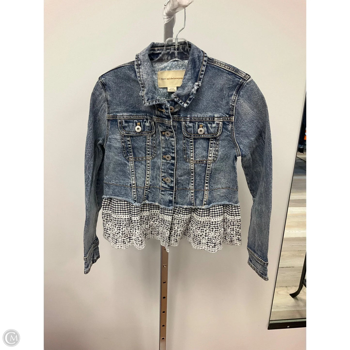 Jacket Denim By Pilcro In Blue Denim, Size: S