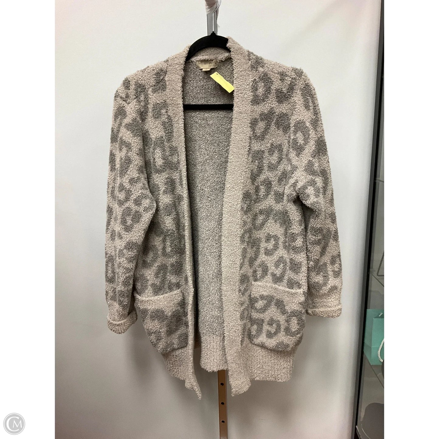 Sweater Cardigan By Barefoot Dreams In Animal Print, Size: L