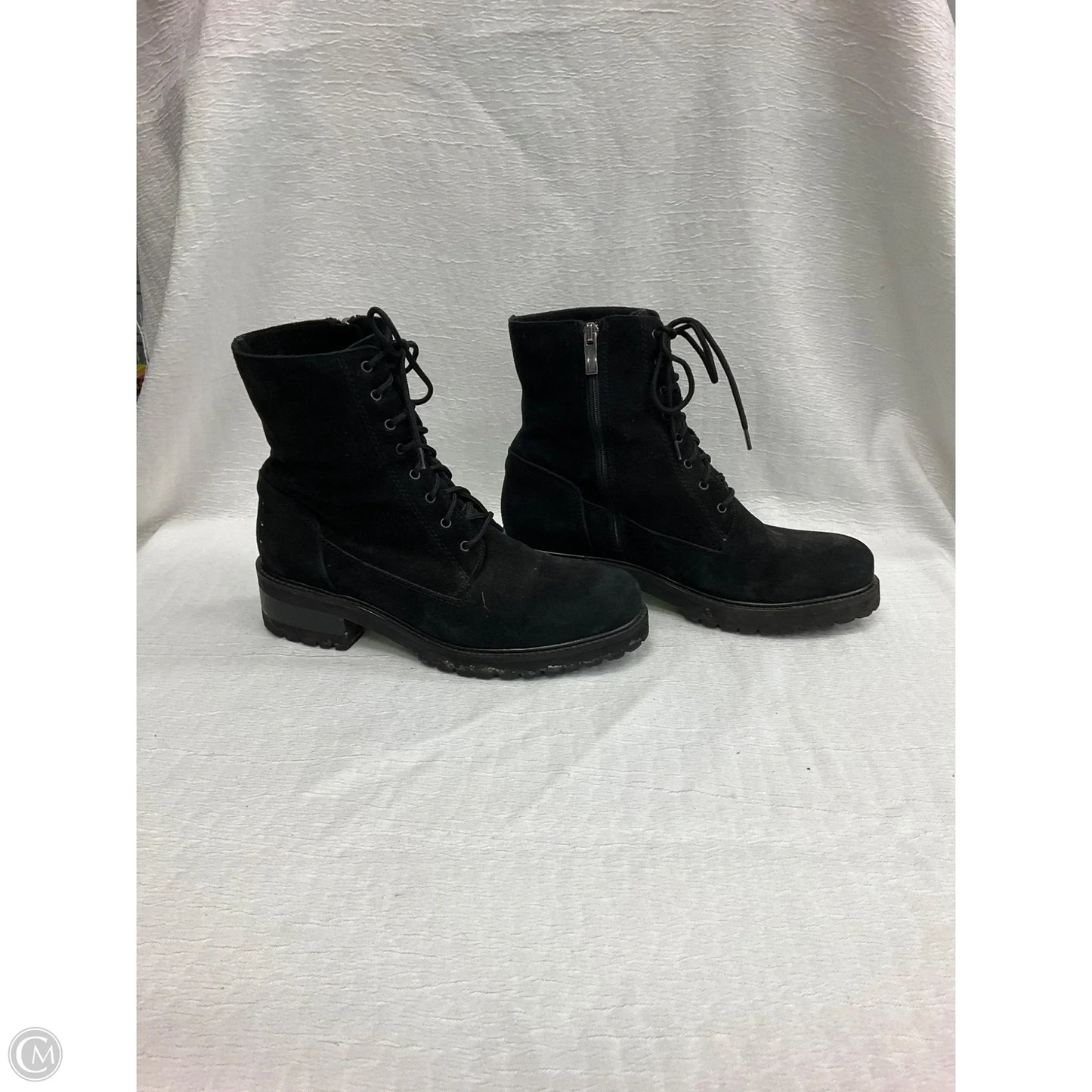 Boots Ankle Heels By Cmc In Black, Size: 8
