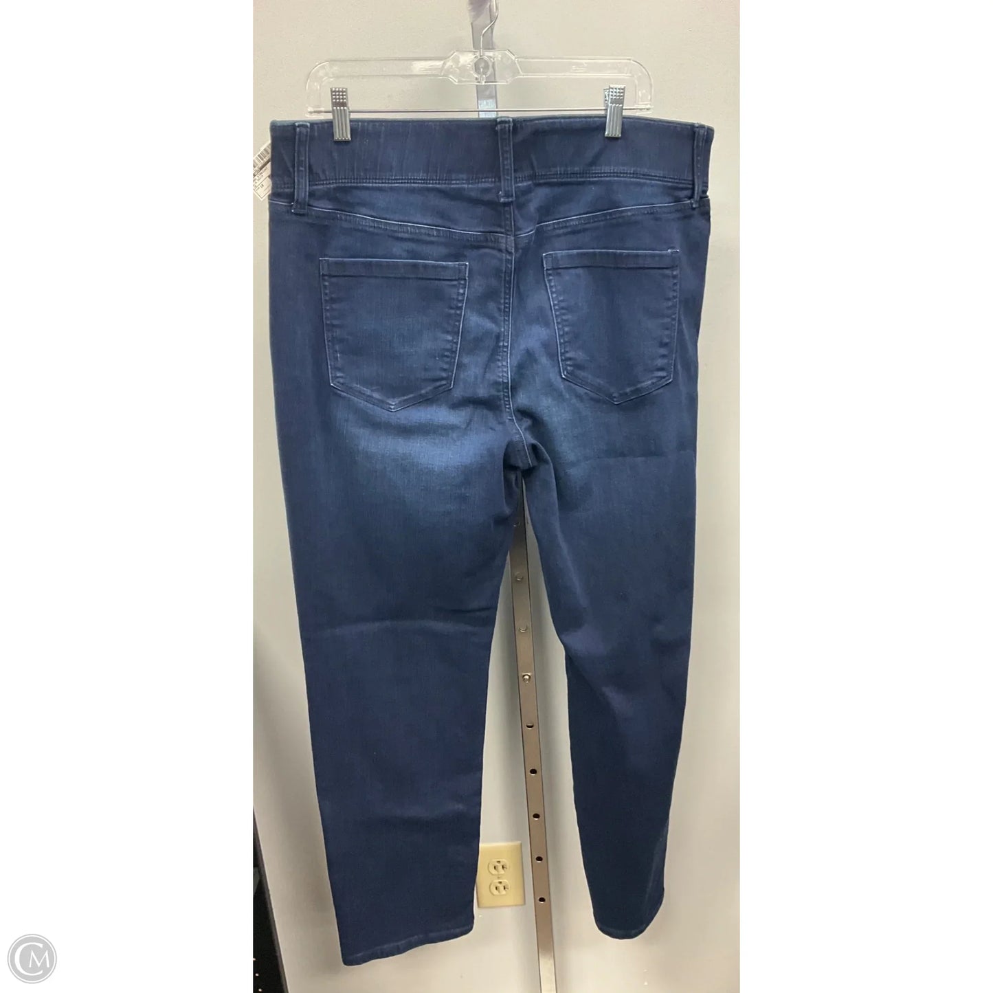 Jeans Straight By Nine West In Blue Denim, Size: 18