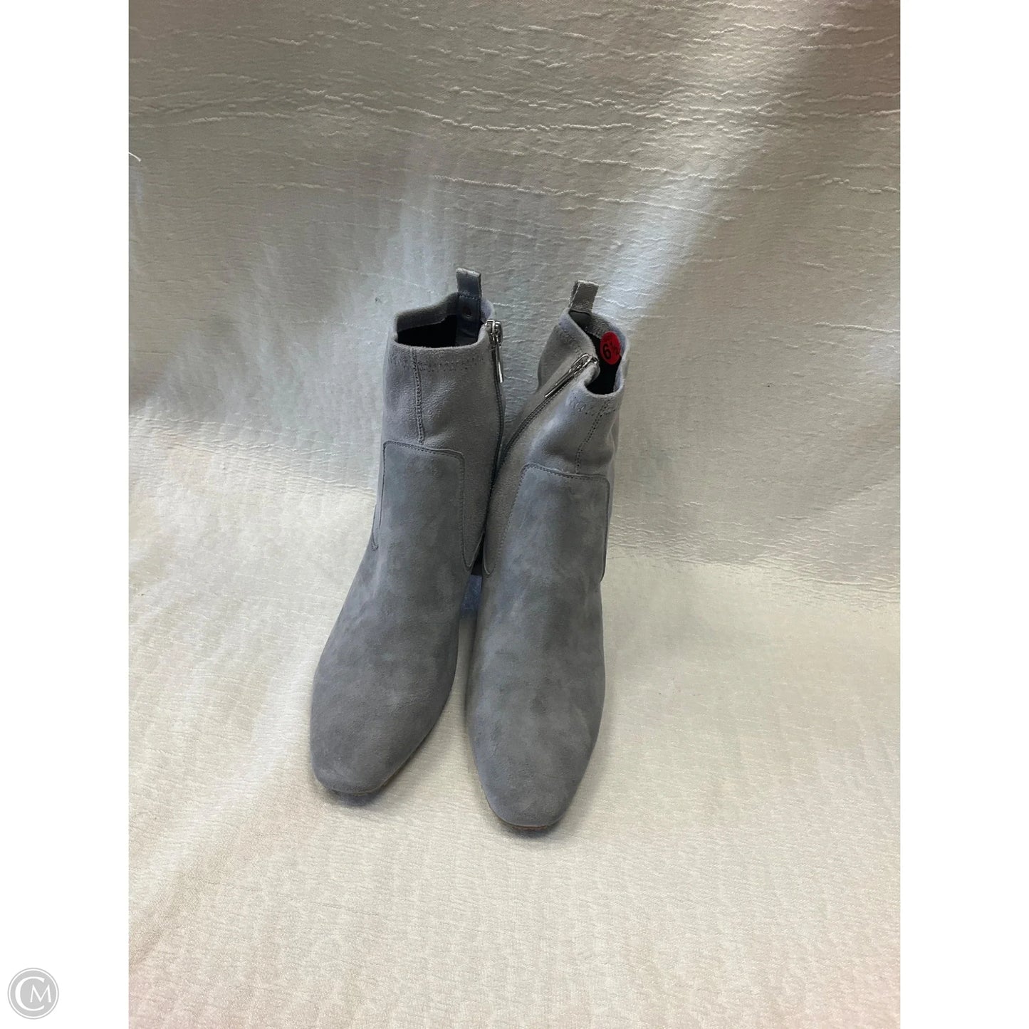 Boots Ankle Heels By Donald Pliner In Grey, Size: 6.5
