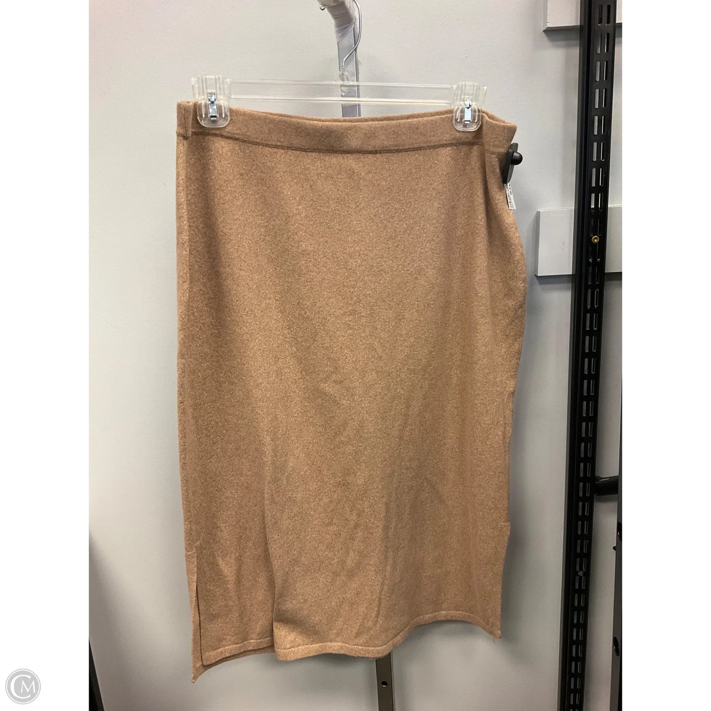 Skirt Midi By Vince Camuto In Tan, Size: L