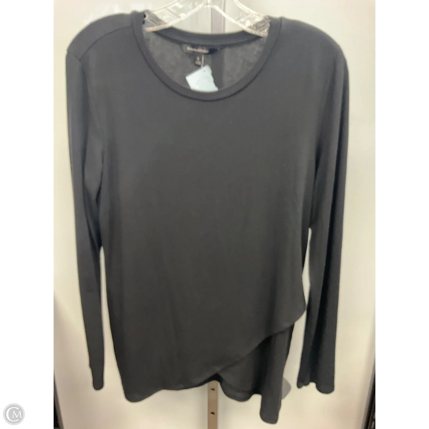 Top Long Sleeve By Banana Republic In Black, Size: S