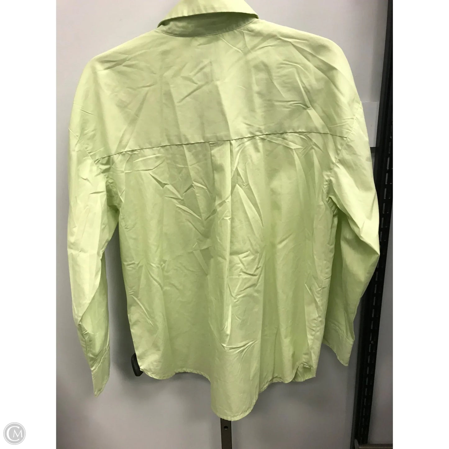 Top Long Sleeve By Abercrombie And Fitch In Green, Size: S