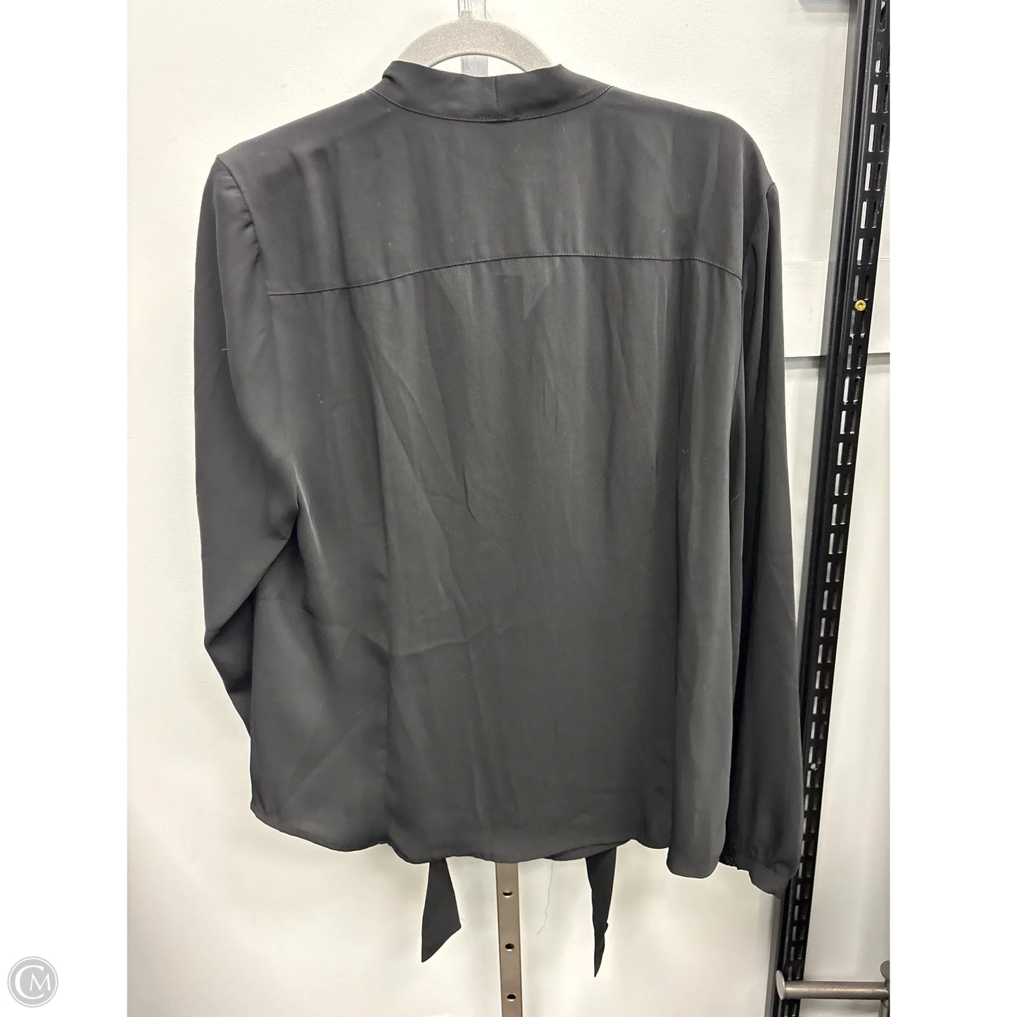 Top Long Sleeve By Chicos In Black, Size: L