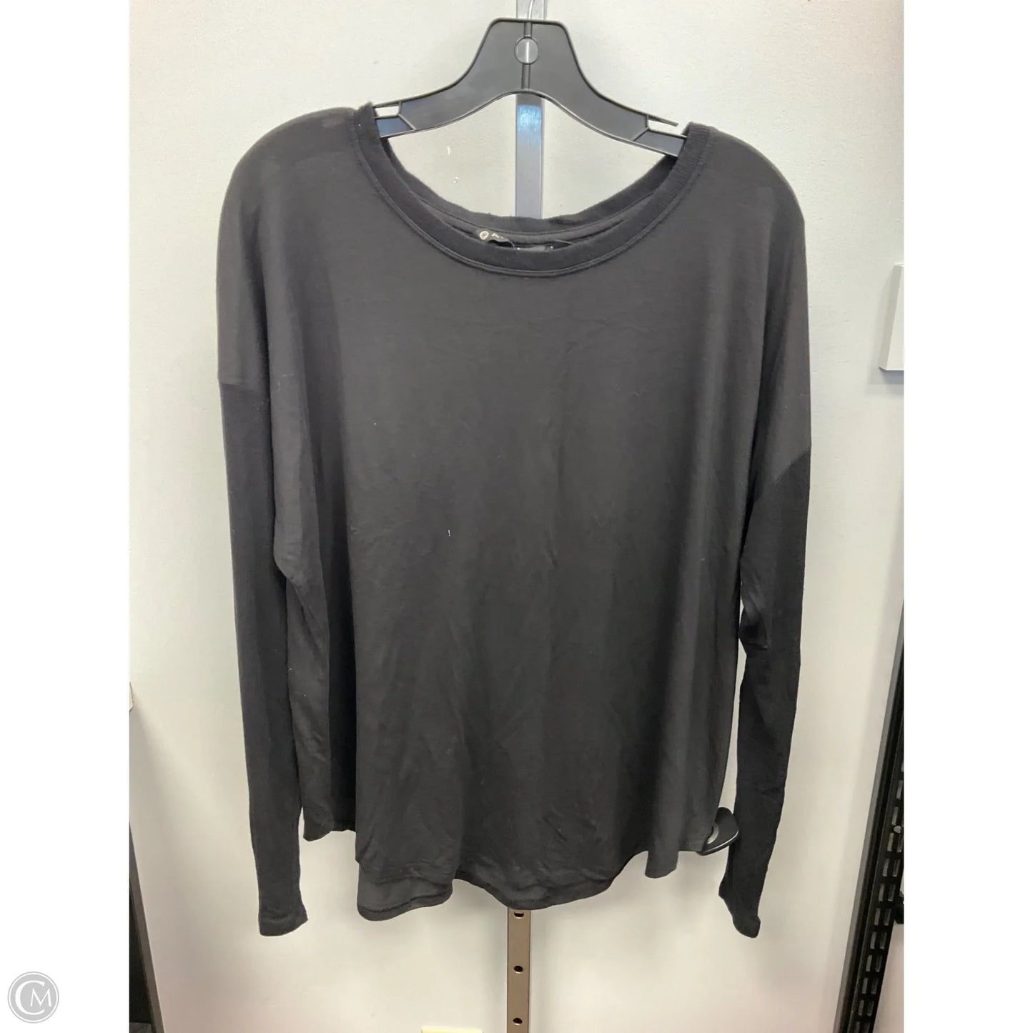 Top Long Sleeve Basic By Athleta In Black, Size: Xl