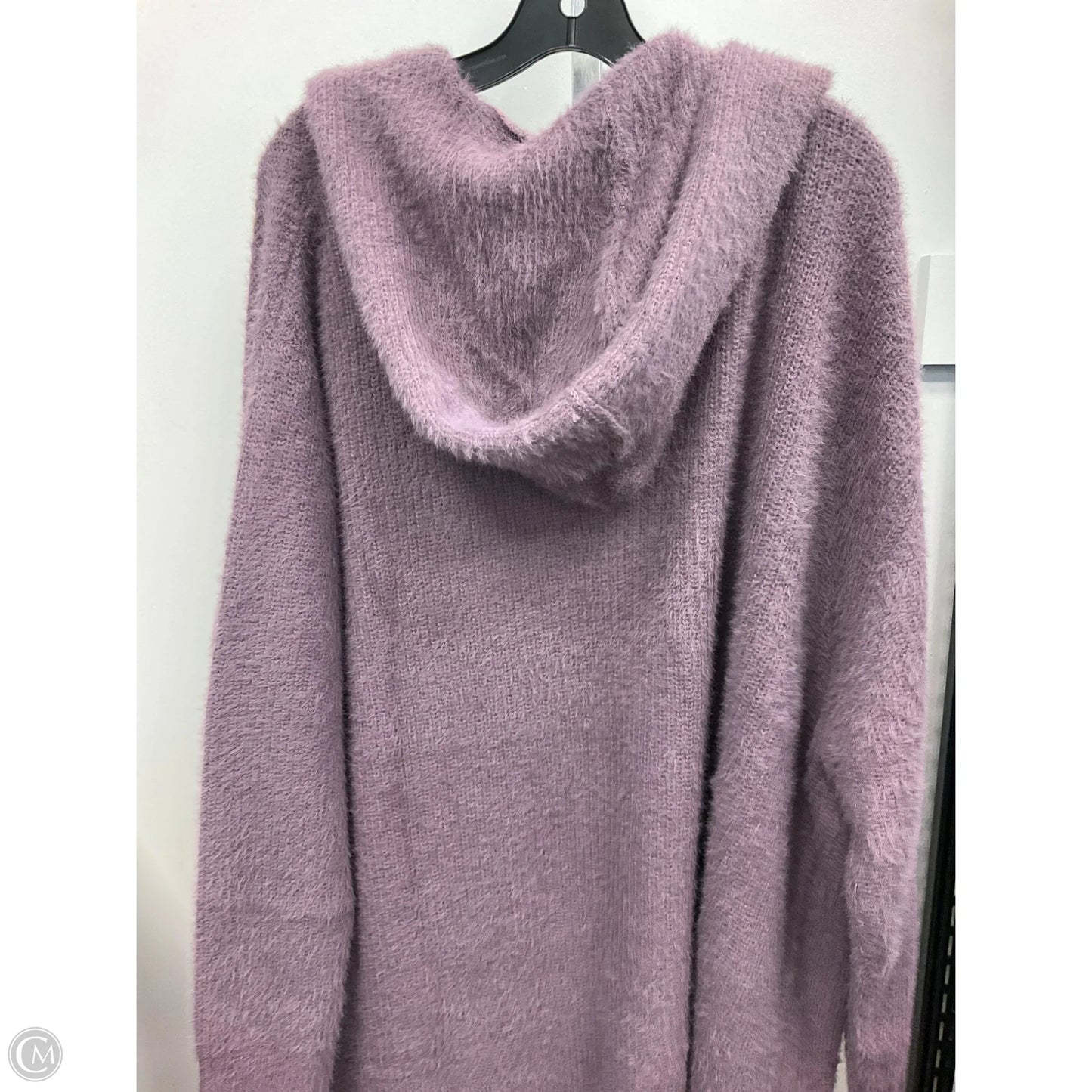 Sweater Cardigan By Avenue In Purple, Size: 2x