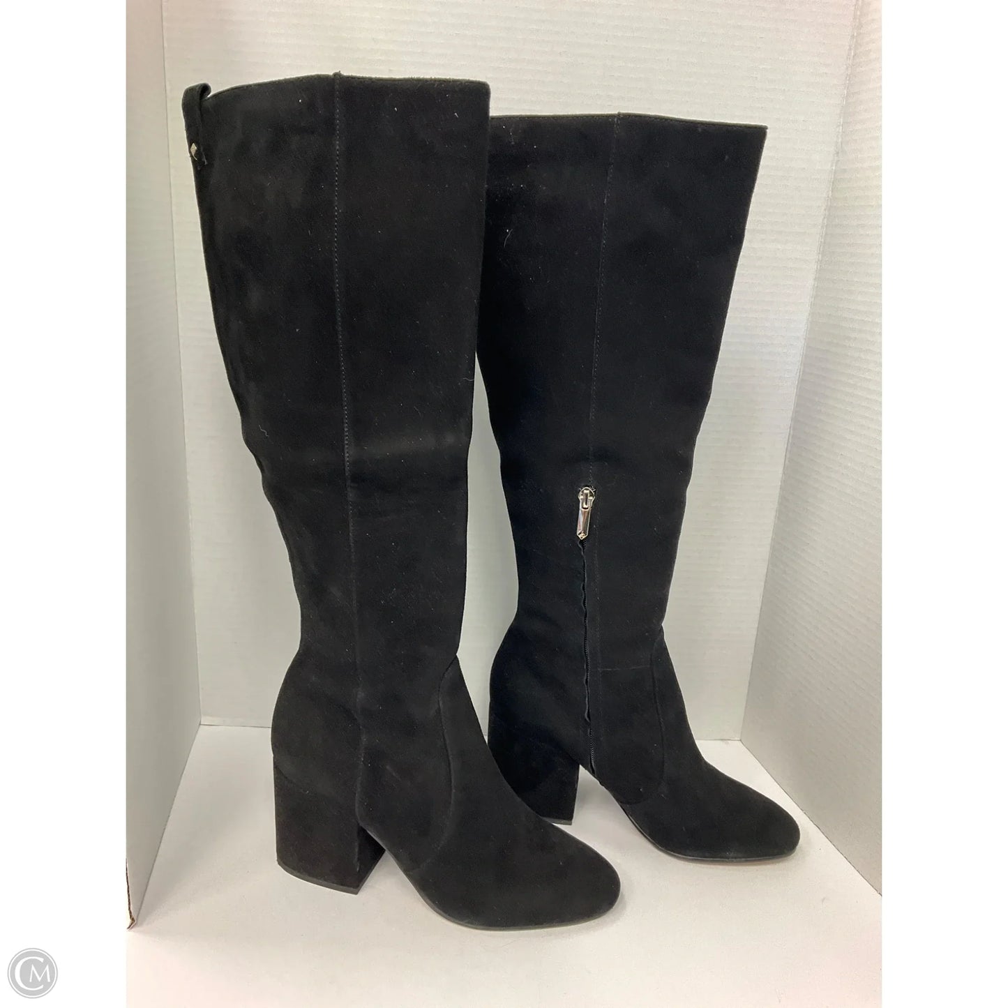 Boots Knee Heels By Sam Edelman In Black, Size: 8.5