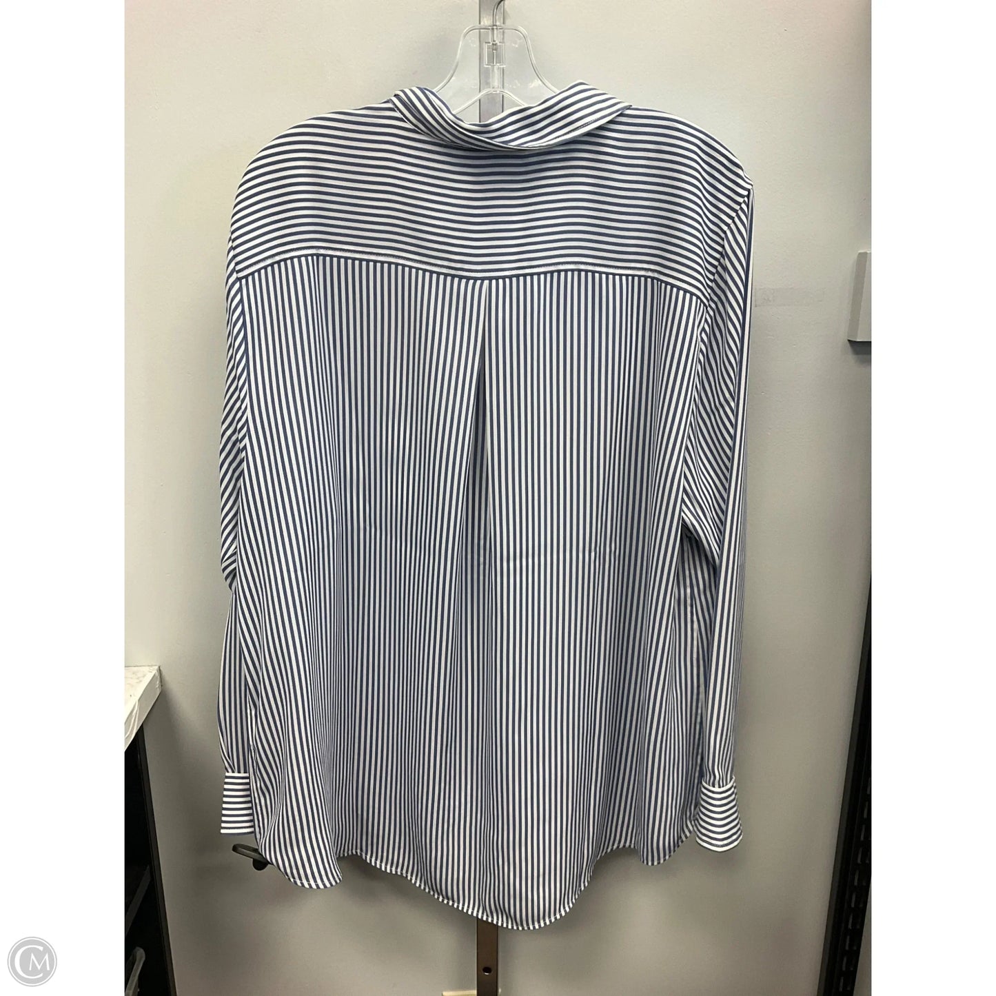 Blouse Long Sleeve By On 34th In Striped Pattern, Size: 2x