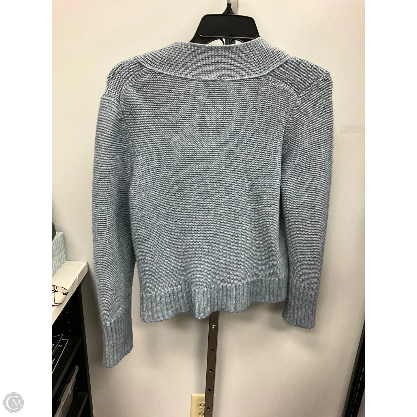 Sweater Cardigan By Cyrus In Blue, Size: S