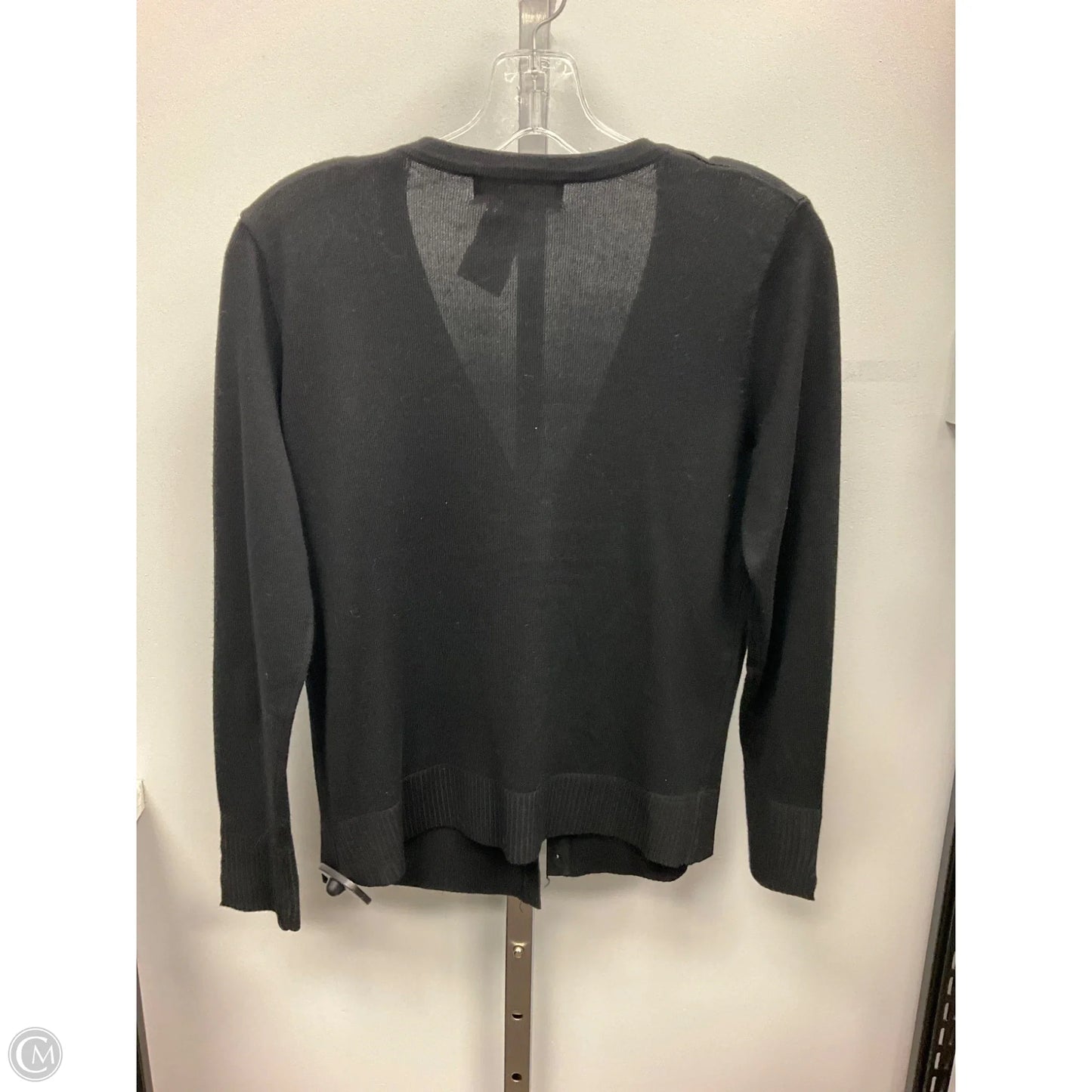 Sweater Cardigan By Philosophy In Black, Size: S