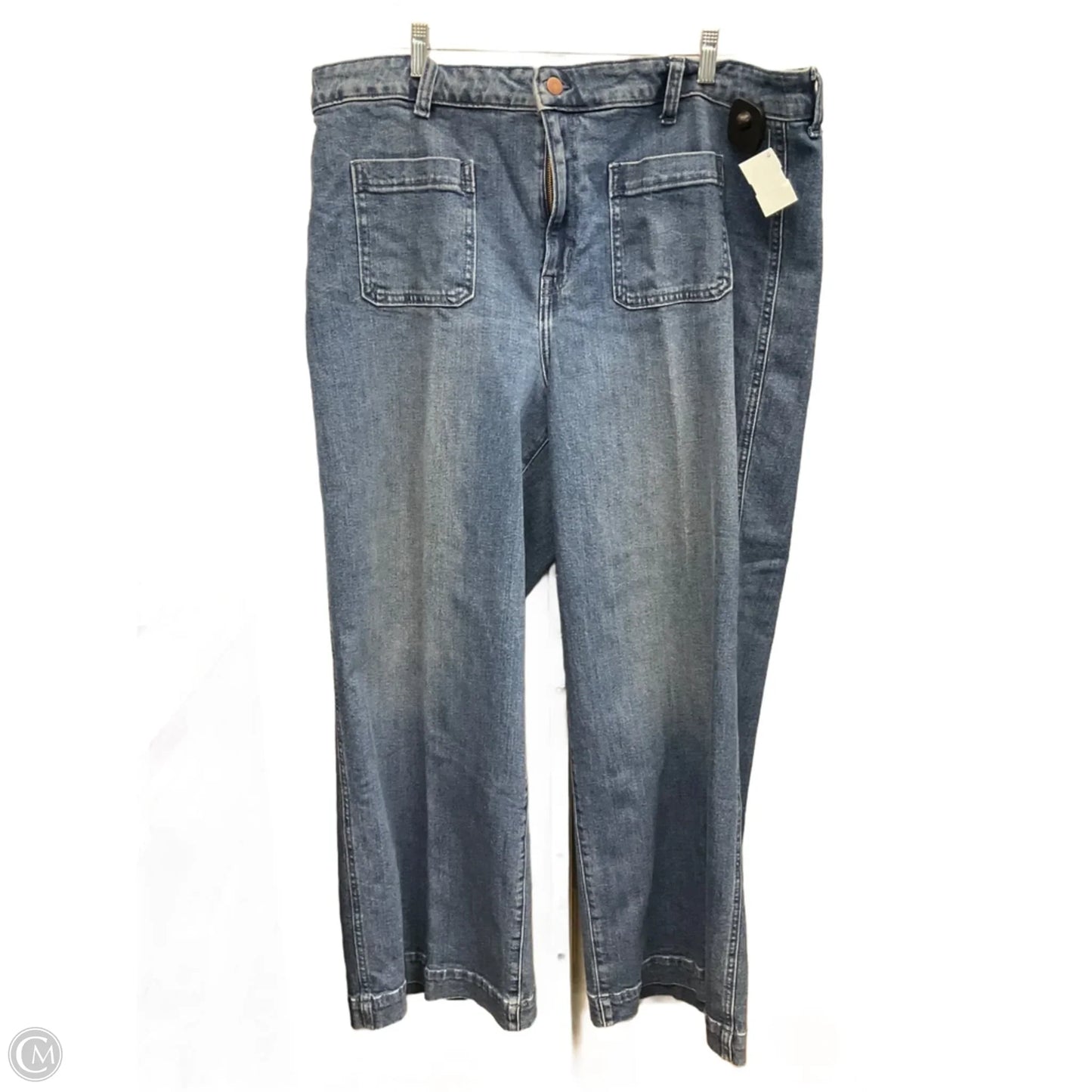 Jeans Wide Leg By Old Navy In Blue Denim, Size: 20