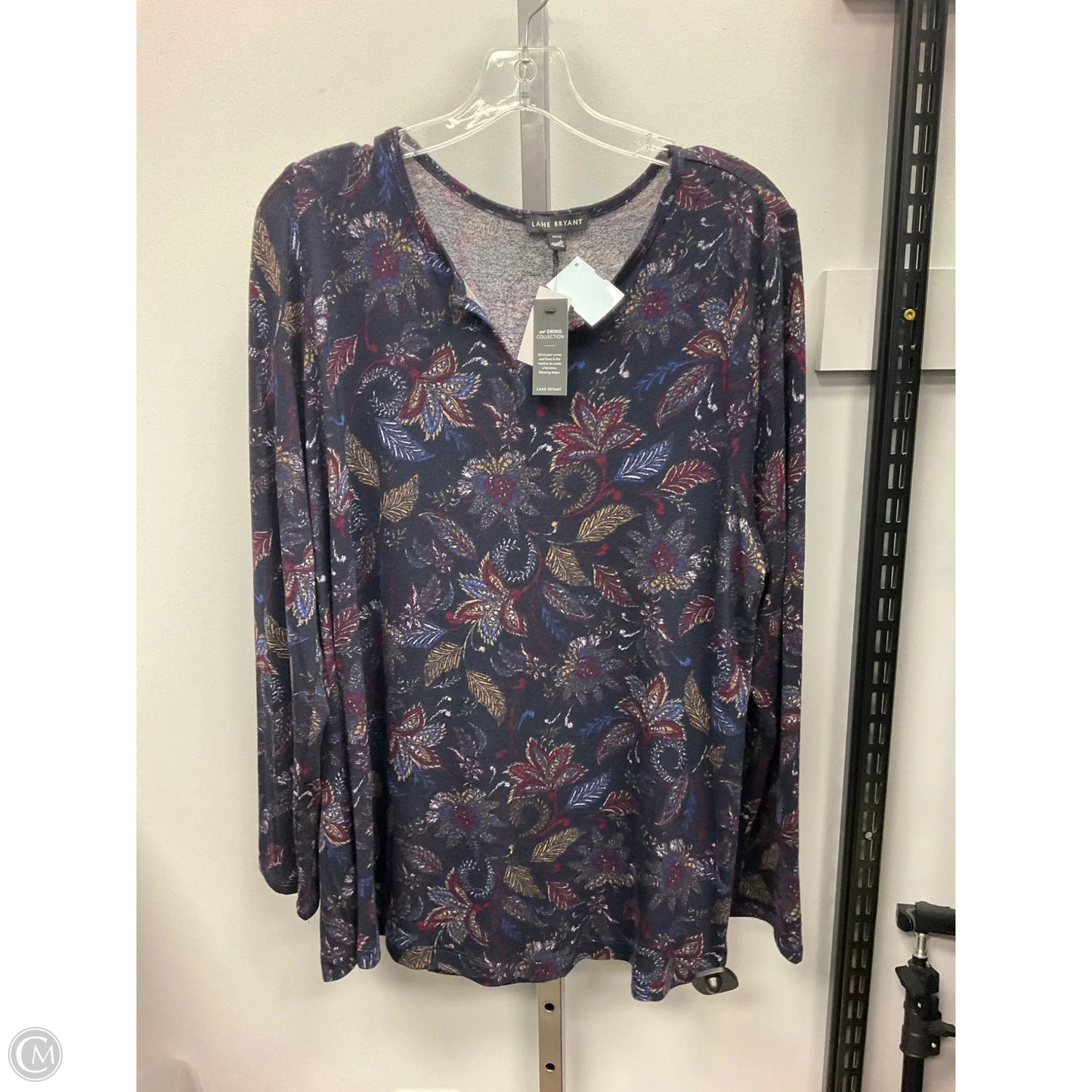 Top Long Sleeve By Lane Bryant In Floral Print, Size: L
