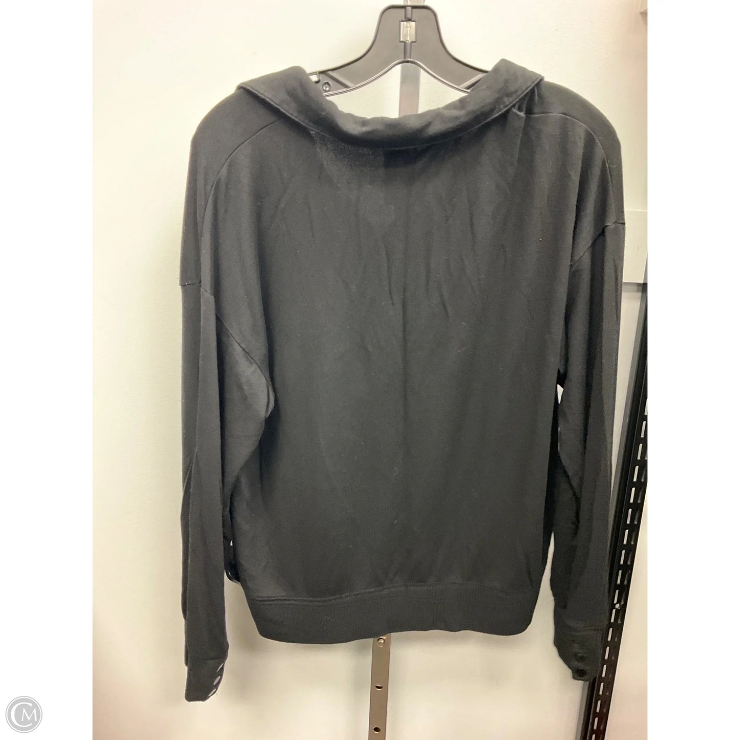 Top Long Sleeve By Workshop In Black, Size: L